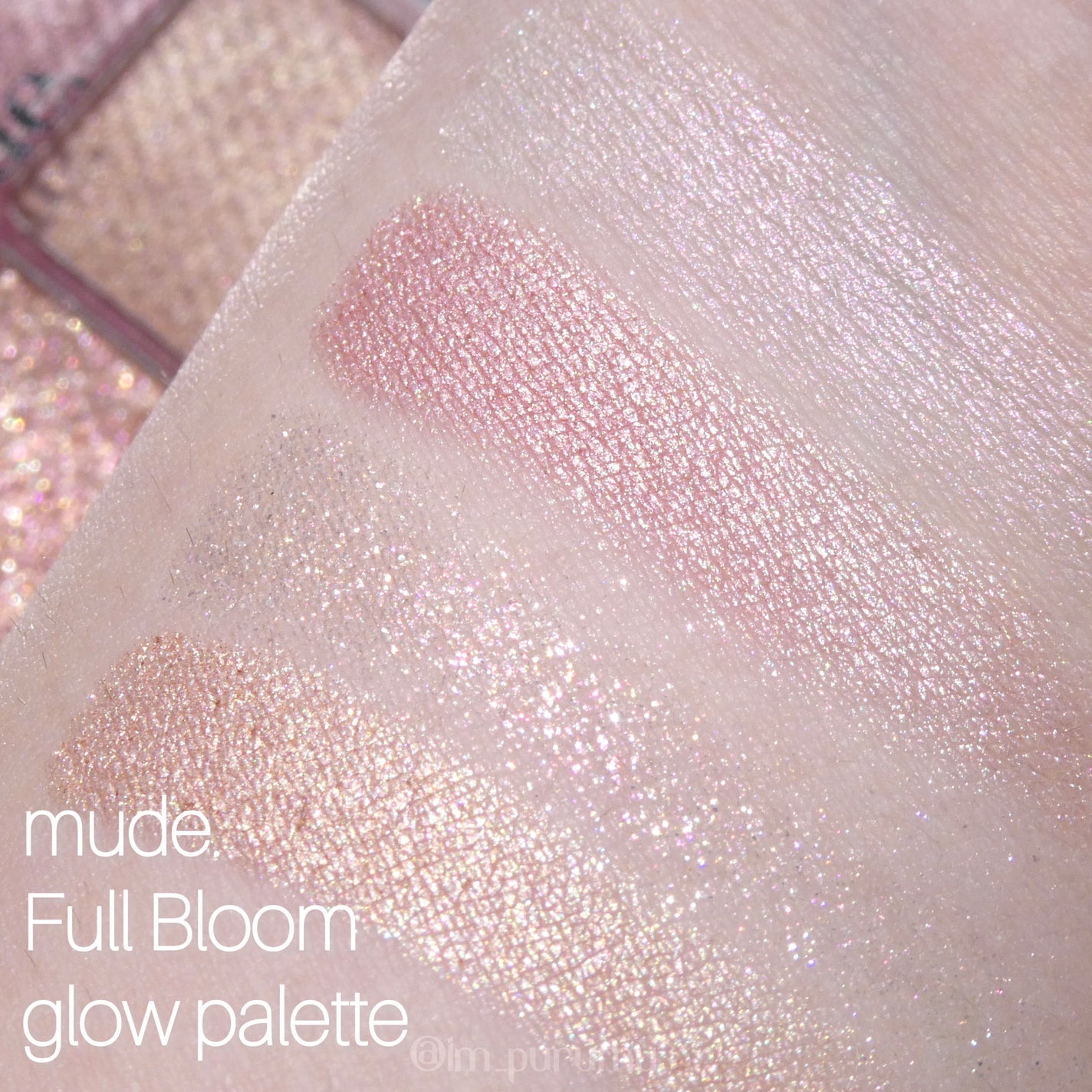 フルブルームグロウパレット/mude/アイシャドウパレットを使ったクチコミ(2枚目)