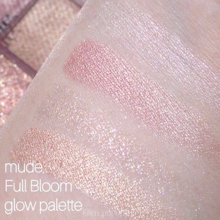フルブルームグロウパレット/mude/アイシャドウパレットを使ったクチコミ(2枚目)