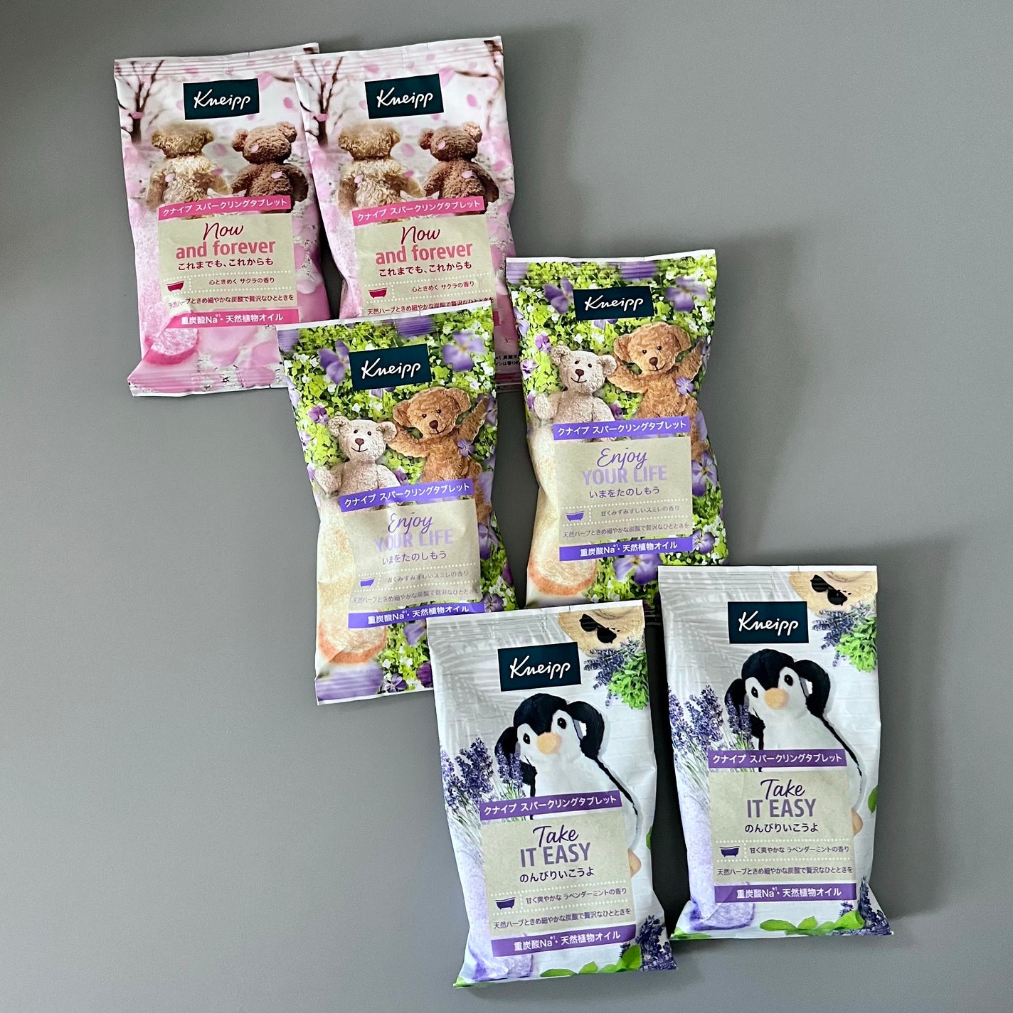 バスソルト ハッピーフォーミー ロータス&ジャスミンの香り/クナイプ/無機塩系入浴剤を使ったクチコミ(2枚目)