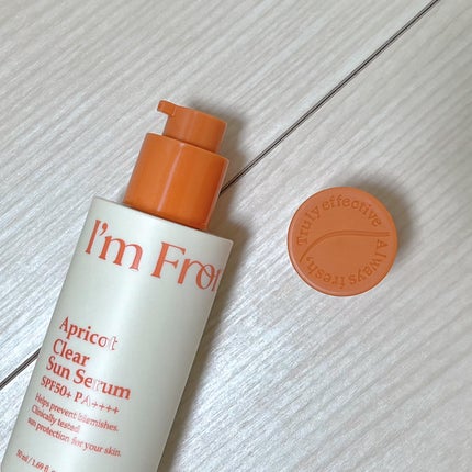 アプリコットクリアサンセラム/I'm from/日焼け止めローションを使ったクチコミ(2枚目)