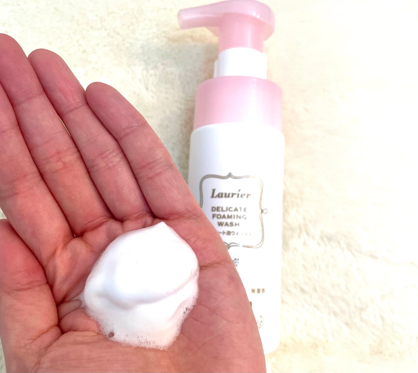 デリケート泡ウォッシュ/ロリエ/デリケートゾーンケアを使ったクチコミ(2枚目)