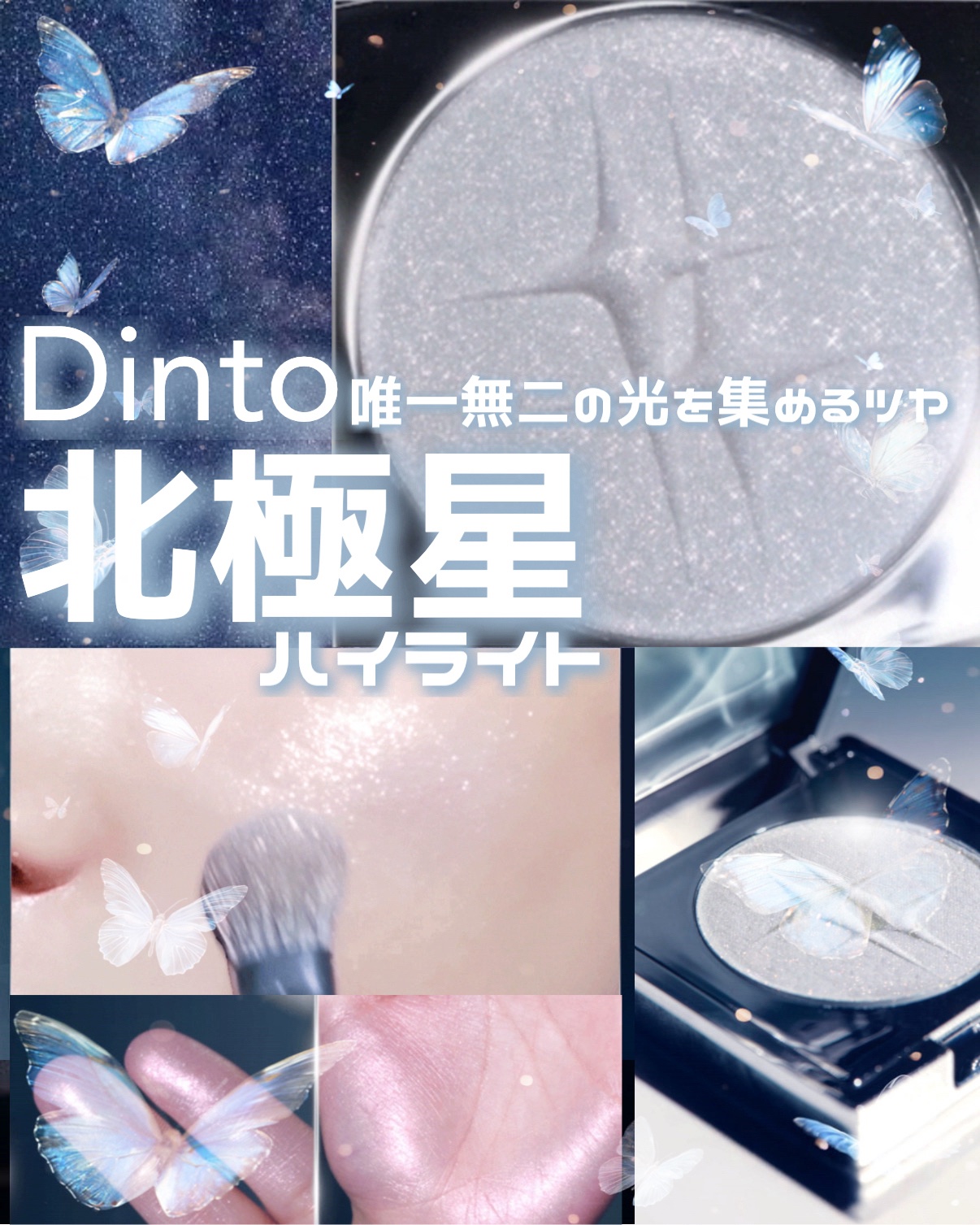 ポラリスシャインハイライター/Dinto/パウダーハイライトを使ったクチコミ（1枚目）