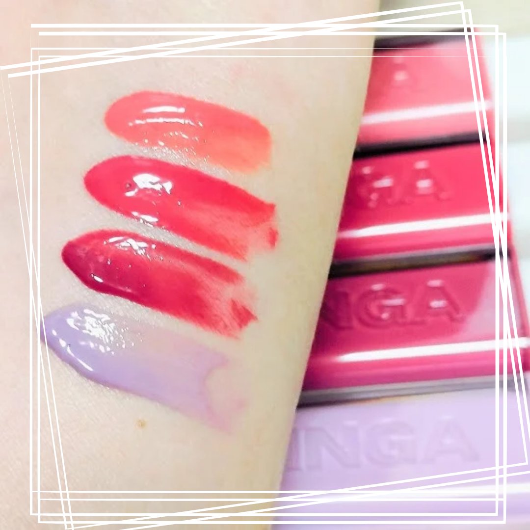 ウォーターグローリップティント/INGA/リップティントを使ったクチコミ（2枚目）