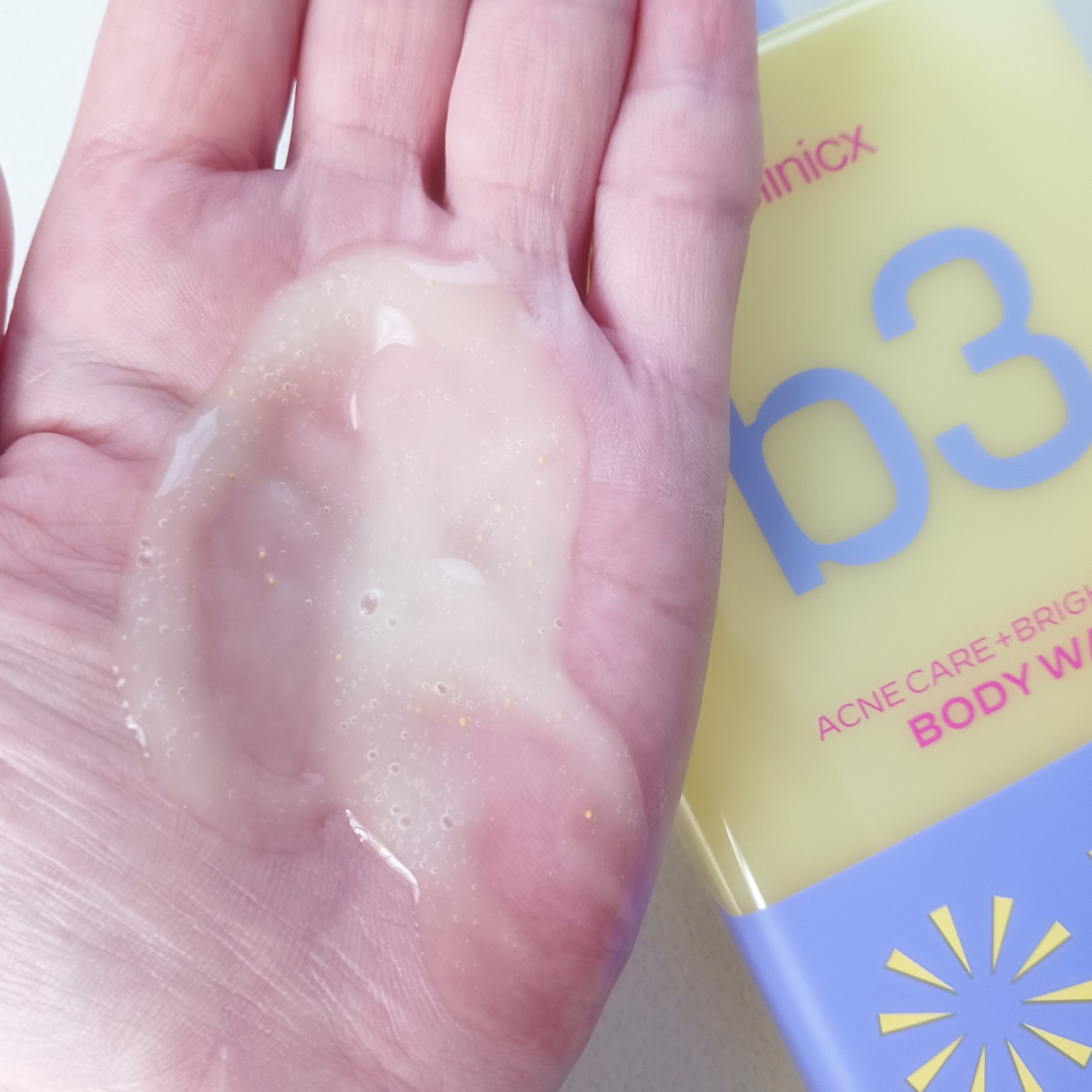 B3 アクネ クリア ボディウォッシュ/b.clinicx/ボディソープを使ったクチコミ（2枚目）