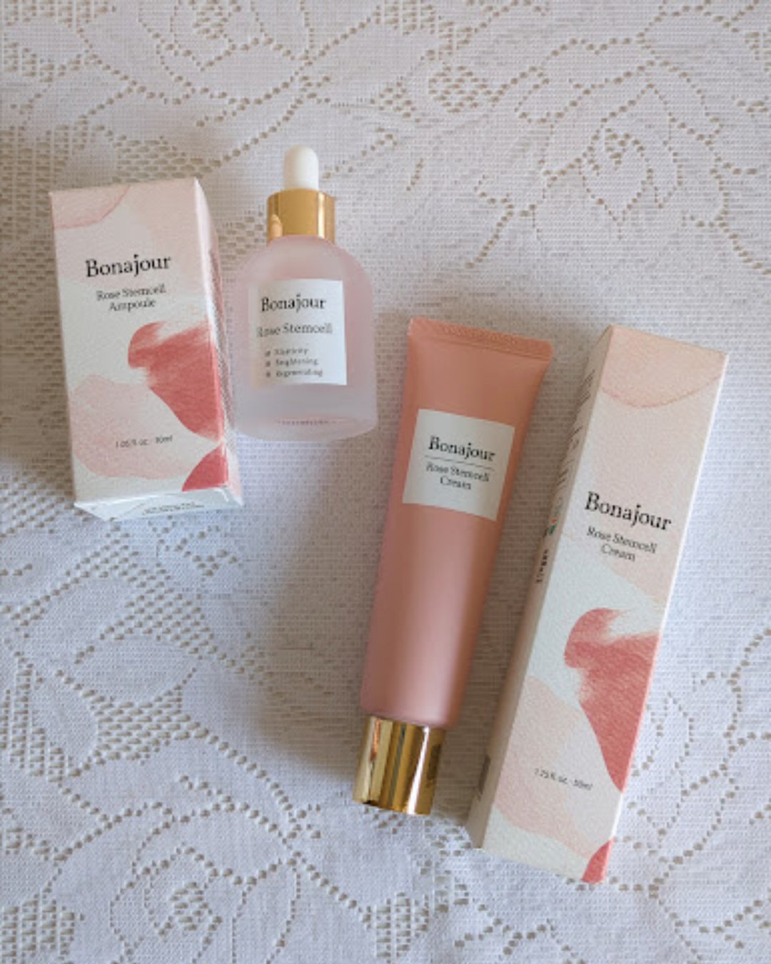 ローズステムセルセラム/Bonajour/美容液を使ったクチコミ（2枚目）