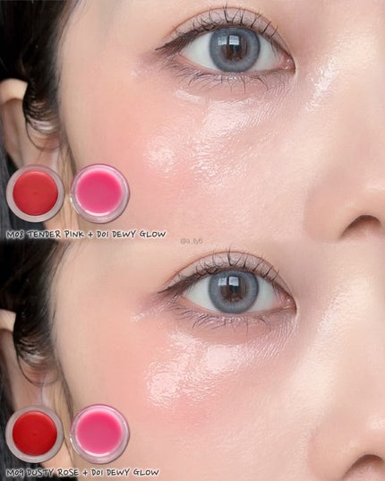 カスタムリップアンドチークシングル/Heart Percent/ジェル・クリームチークを使ったクチコミ(4枚目)