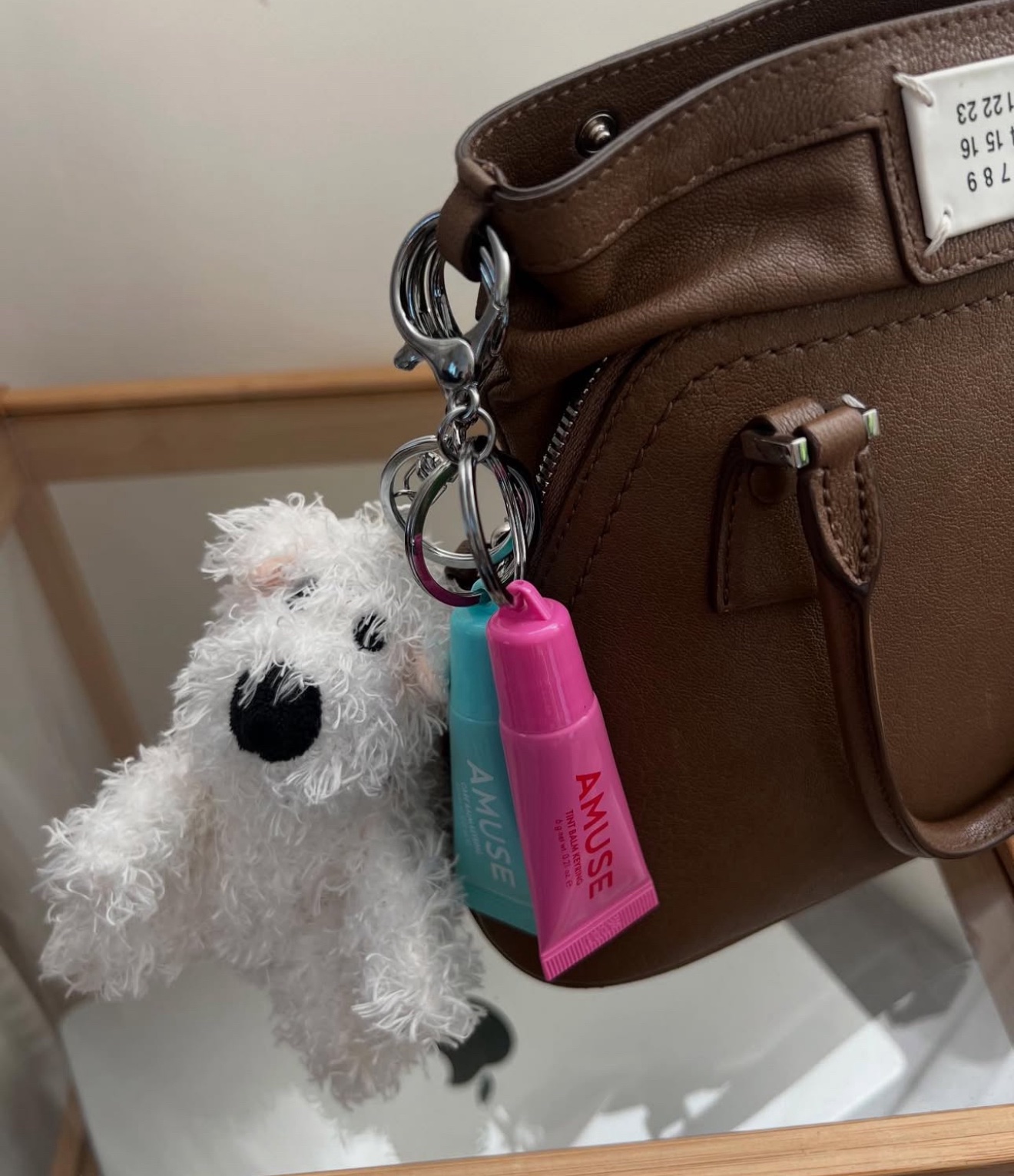 ケア/ティントバームキーリング/AMUSE/リップグロスを使ったクチコミ（3枚目）