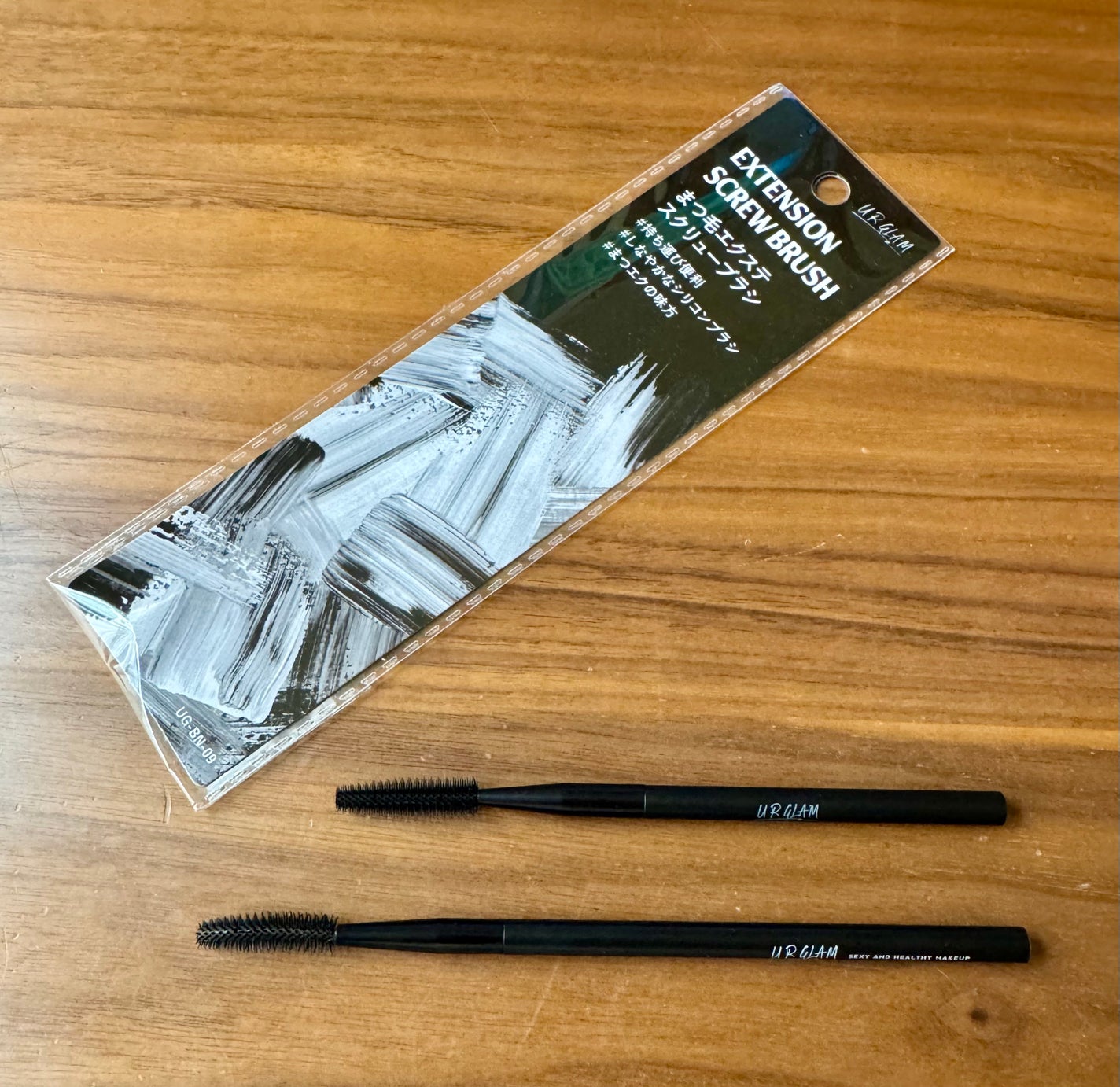 UR GLAM EXTENSION SCREW BRUSH(まつ毛エクステスクリューブラシ)/U R GLAM/メイクブラシを使ったクチコミ(4枚目)