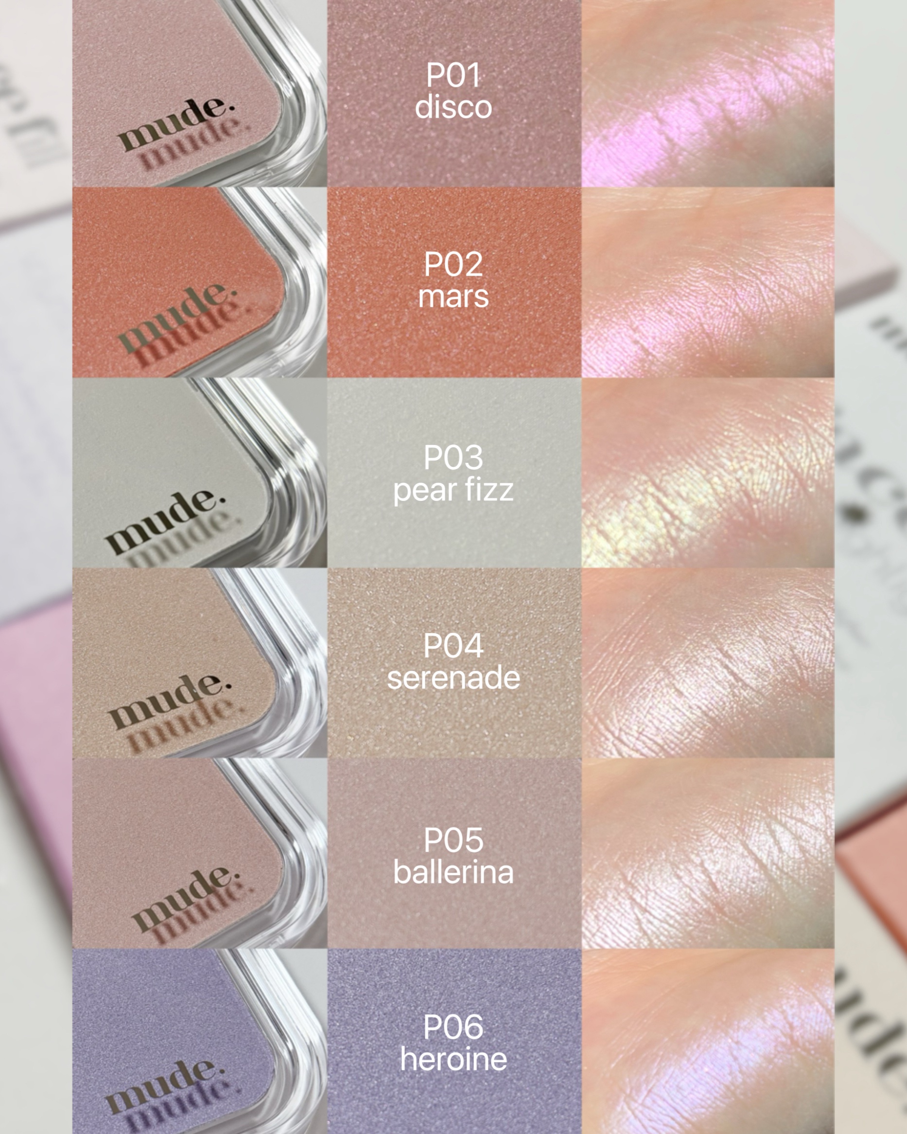 フェイスフィルボリューマーハイライター/mude/パウダーハイライトを使ったクチコミ（3枚目）