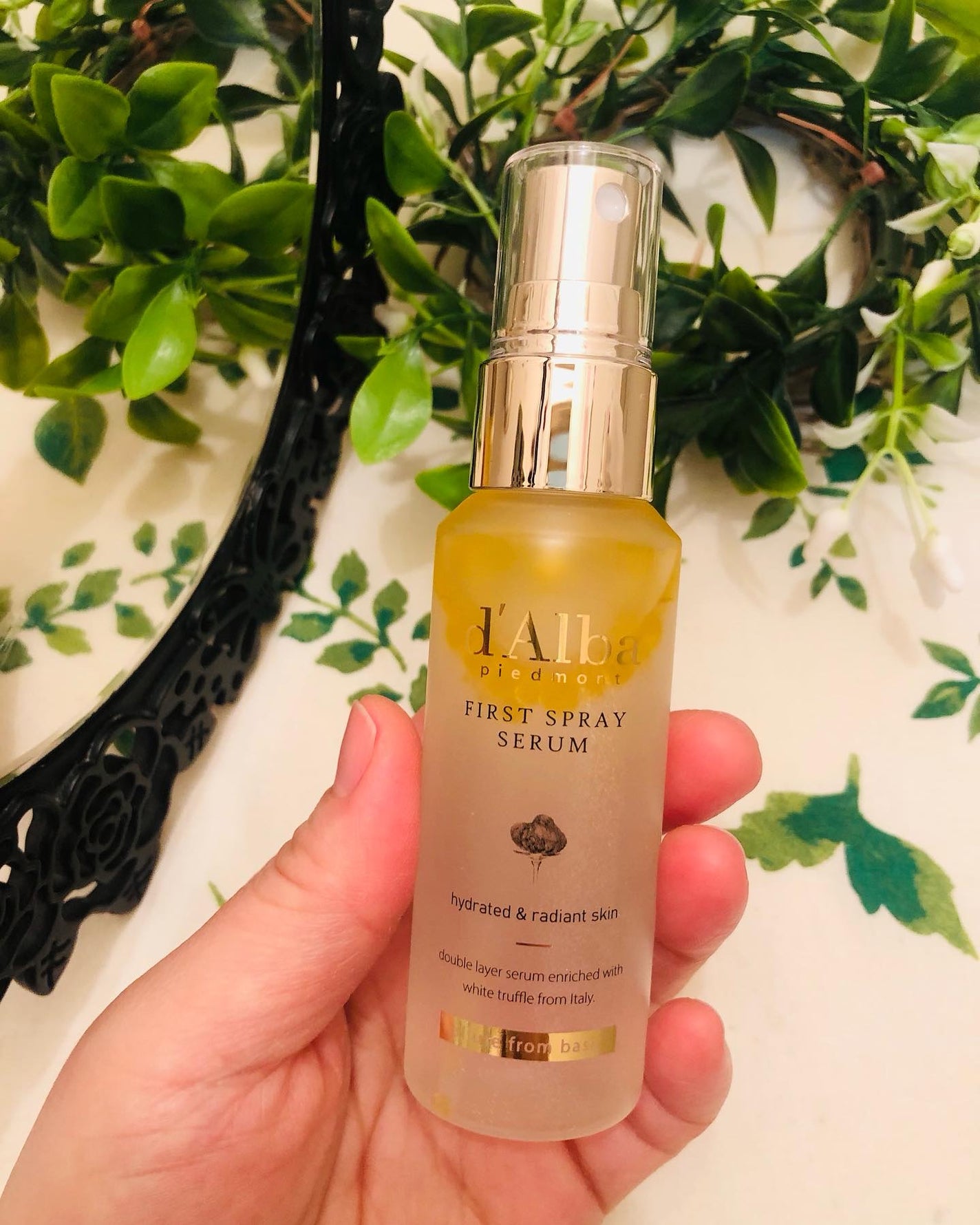 ダルバ ホワイトトリュフファーストスプレーセラム/ダルバ/ミスト状化粧水を使ったクチコミ(1枚目)