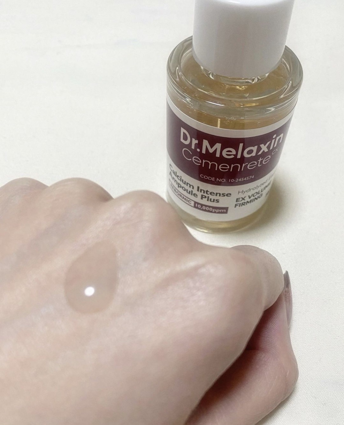 セメンリトカルシウムアンプル+セメンリトカルシウムクリーム/Dr.Melaxin/スキンケアキットを使ったクチコミ（3枚目）