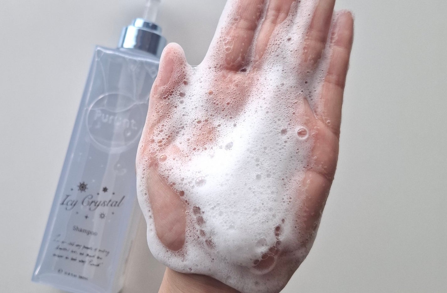 プルント ディープリペア ペアセット アイシークリスタル/Purunt./シャンプー・コンディショナーを使ったクチコミ(2枚目)