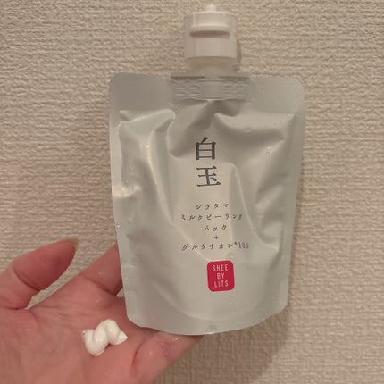 SHEE BY LITS 白玉ミルクピーリングパック/リッツ/洗い流すパック・マスクを使ったクチコミ(2枚目)