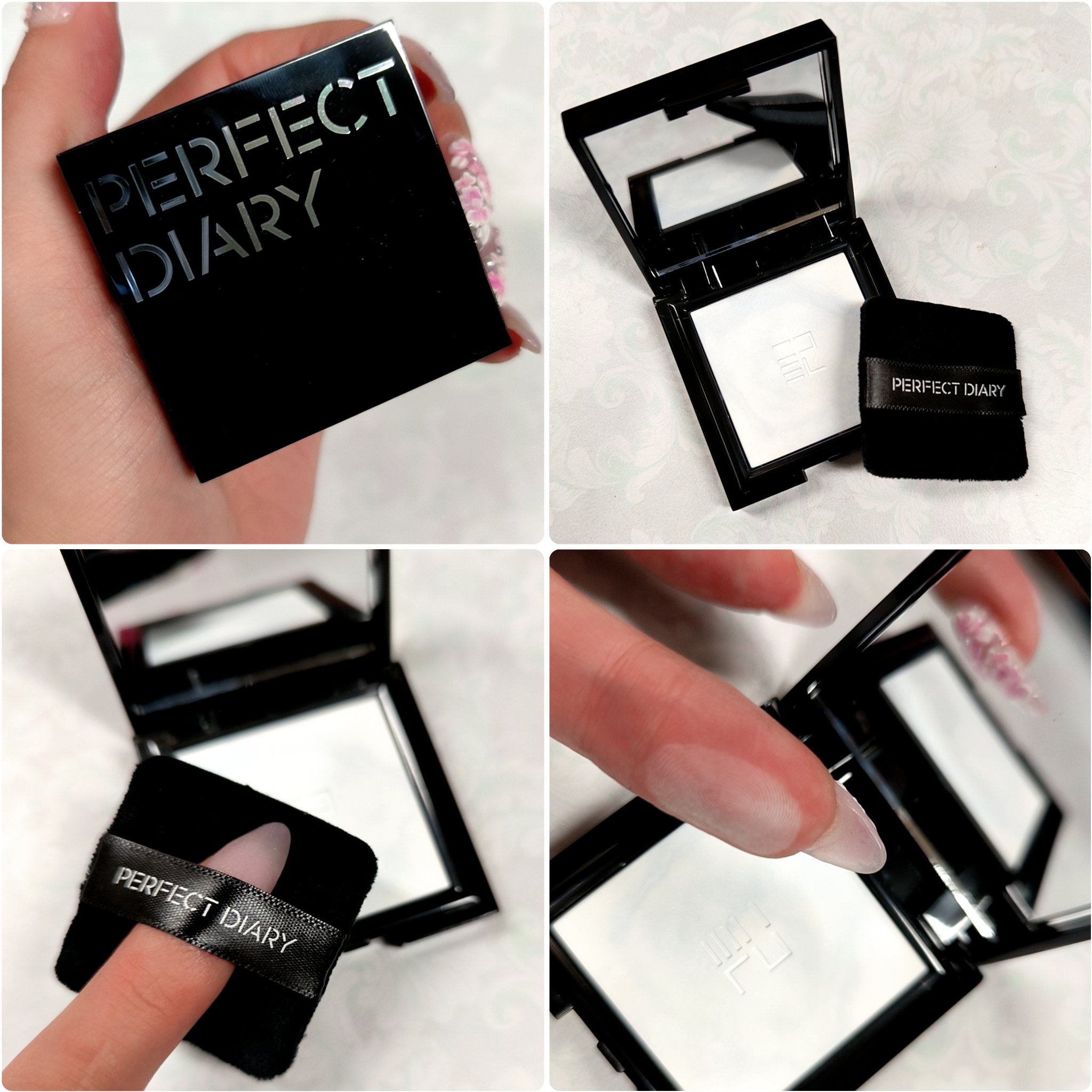 トランスルーシェント ブルーリング セッティング パウダー/PERFECT DIARY/プレストパウダーを使ったクチコミ（2枚目）