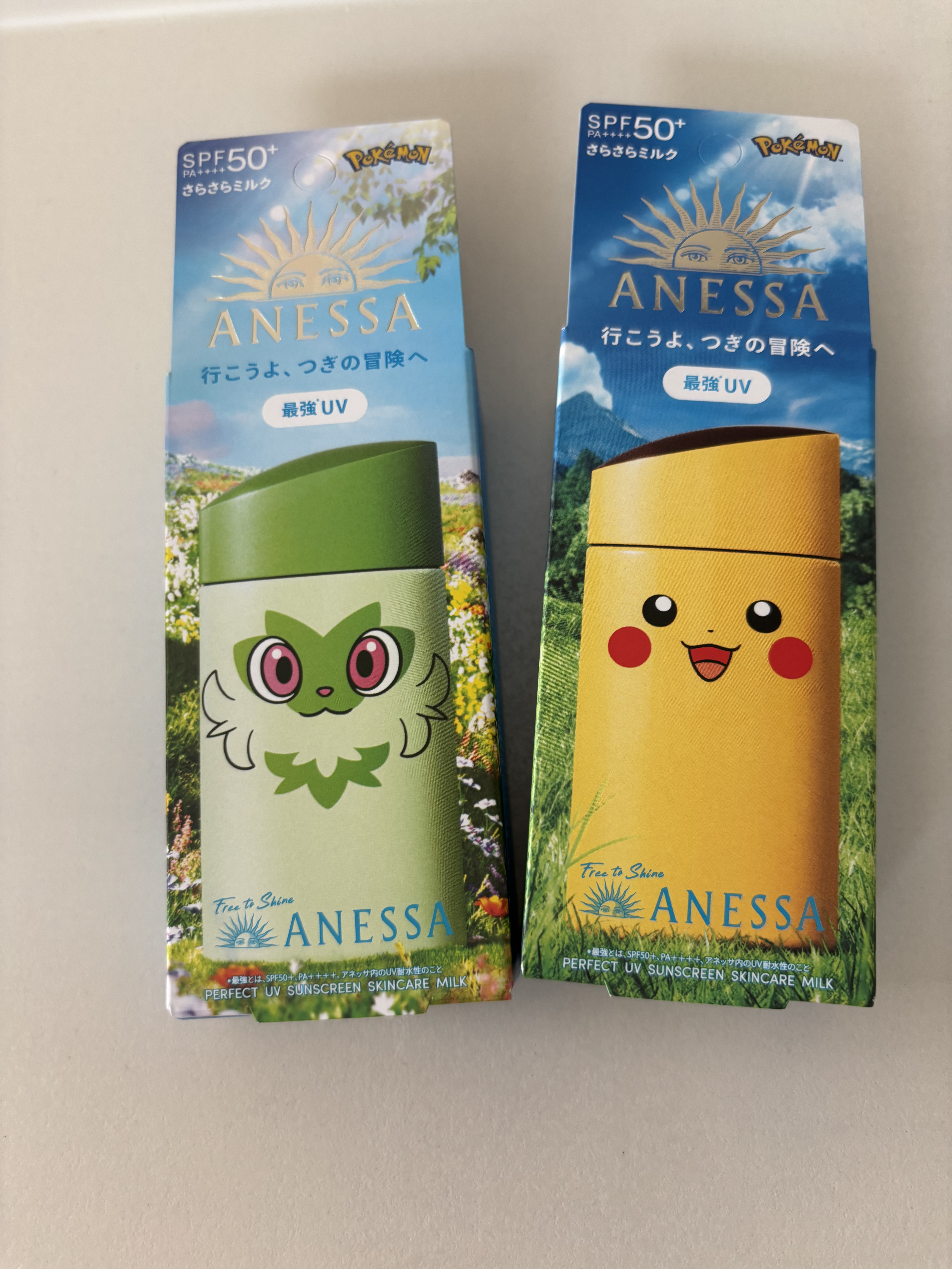 アネッサ　パーフェクトUV　スキンケアミルク　NA ピカチュウ/アネッサ/日焼け止めミルクを使ったクチコミ（1枚目）