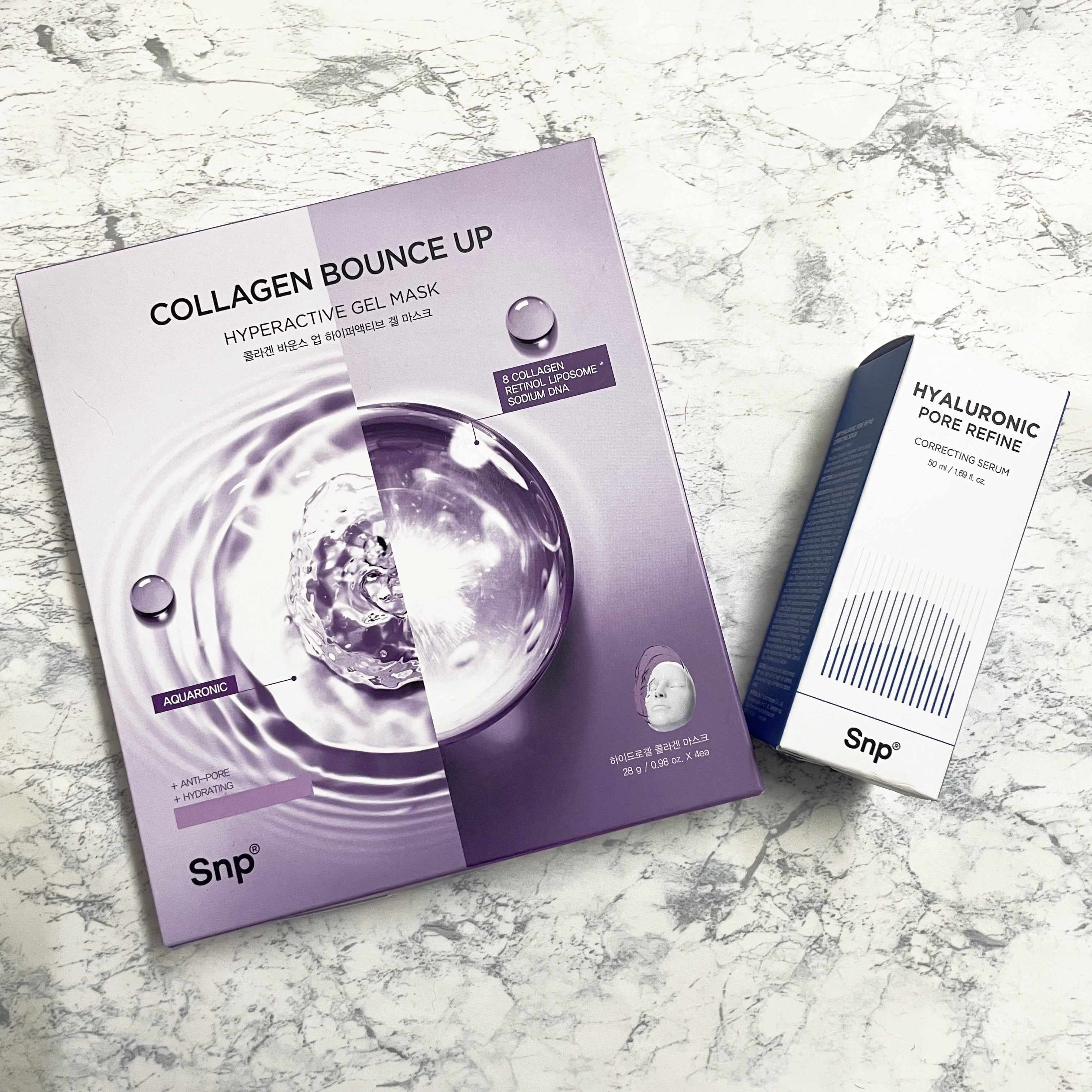 コラーゲンバウンスアップハイパーアクティブゲルマスク/SNP/シートマスク・パックを使ったクチコミ（1枚目）