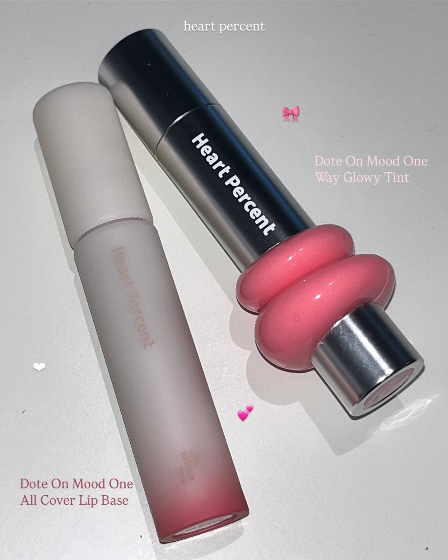 ドット オン ムード オールカバー リップベース 05 ミスティ ピンク/Heart Percent/リップクリームを使ったクチコミ（1枚目）