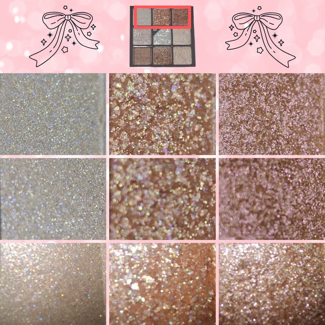 グリッターペディアアイパレット/unleashia/アイシャドウパレットを使ったクチコミ(3枚目)