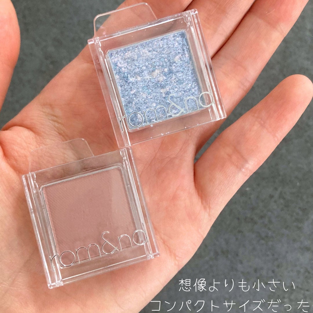 スライドインシングル/rom&nd/単色アイシャドウを使ったクチコミ(9枚目)