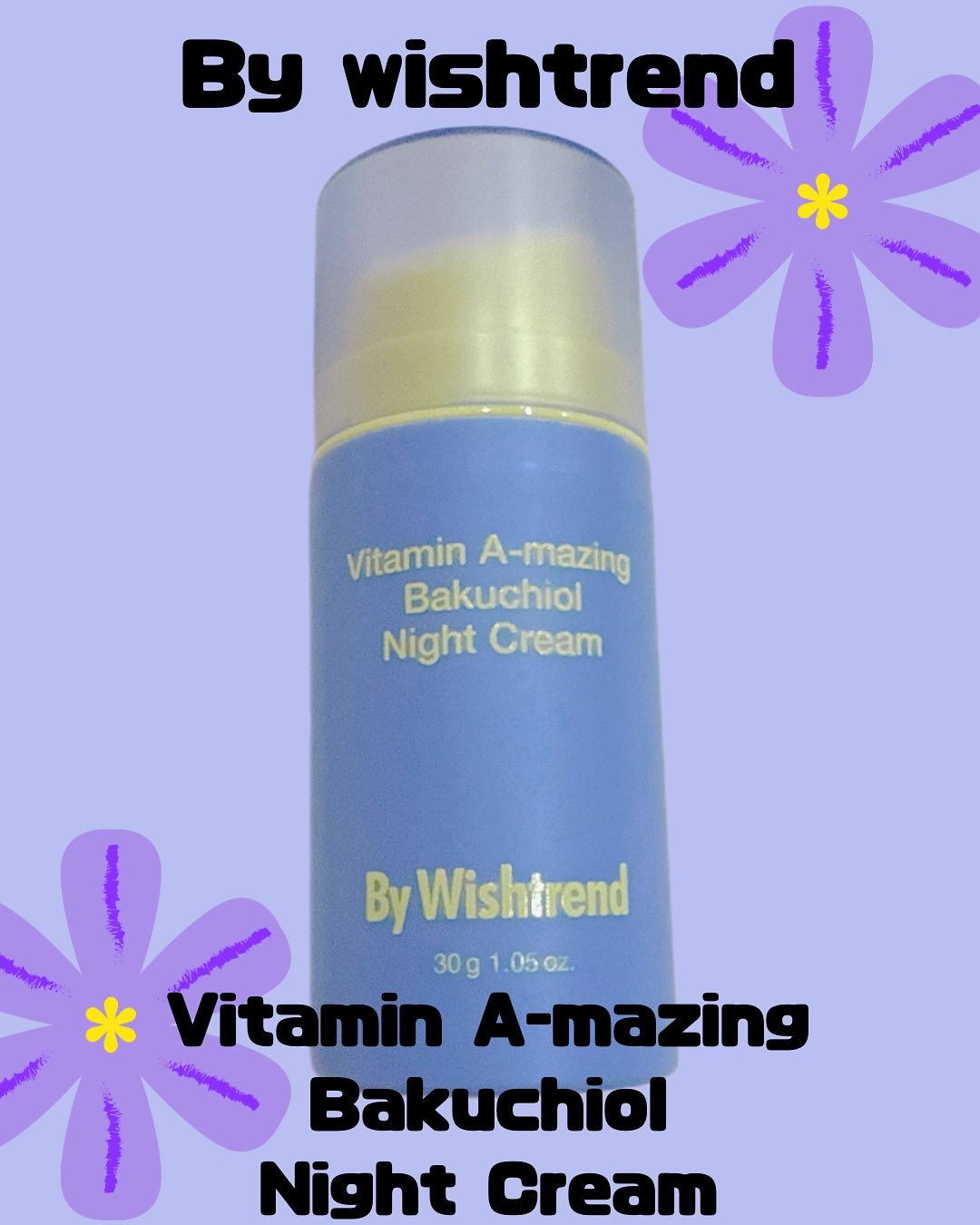 ビタミンA-mazingバクチオールナイトクリーム/By Wishtrend/フェイスクリームを使ったクチコミ（1枚目）