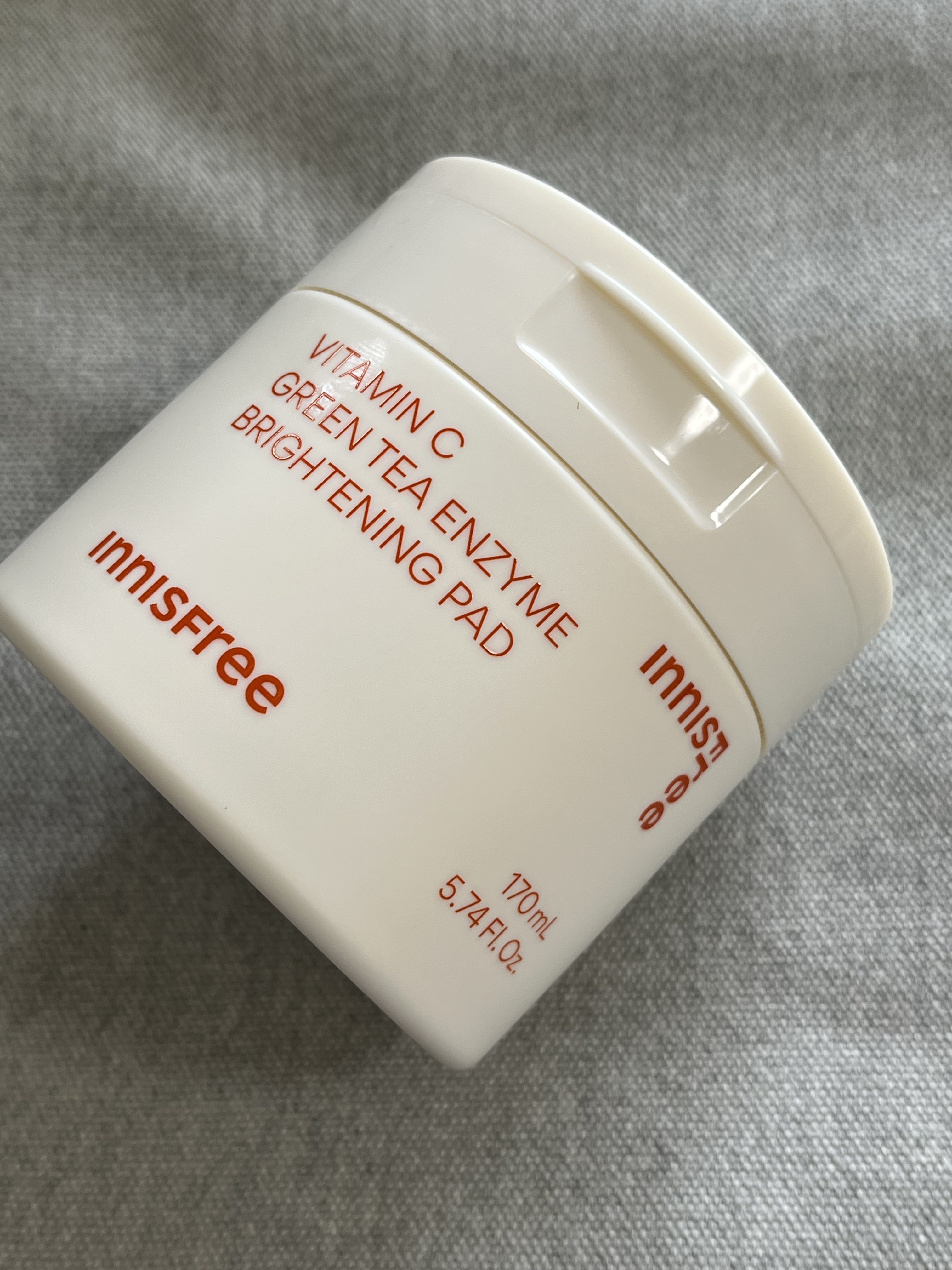 ビタC グリーンティーエンザイム ブライト パッド/innisfree/トナーパッドを使ったクチコミ（1枚目）