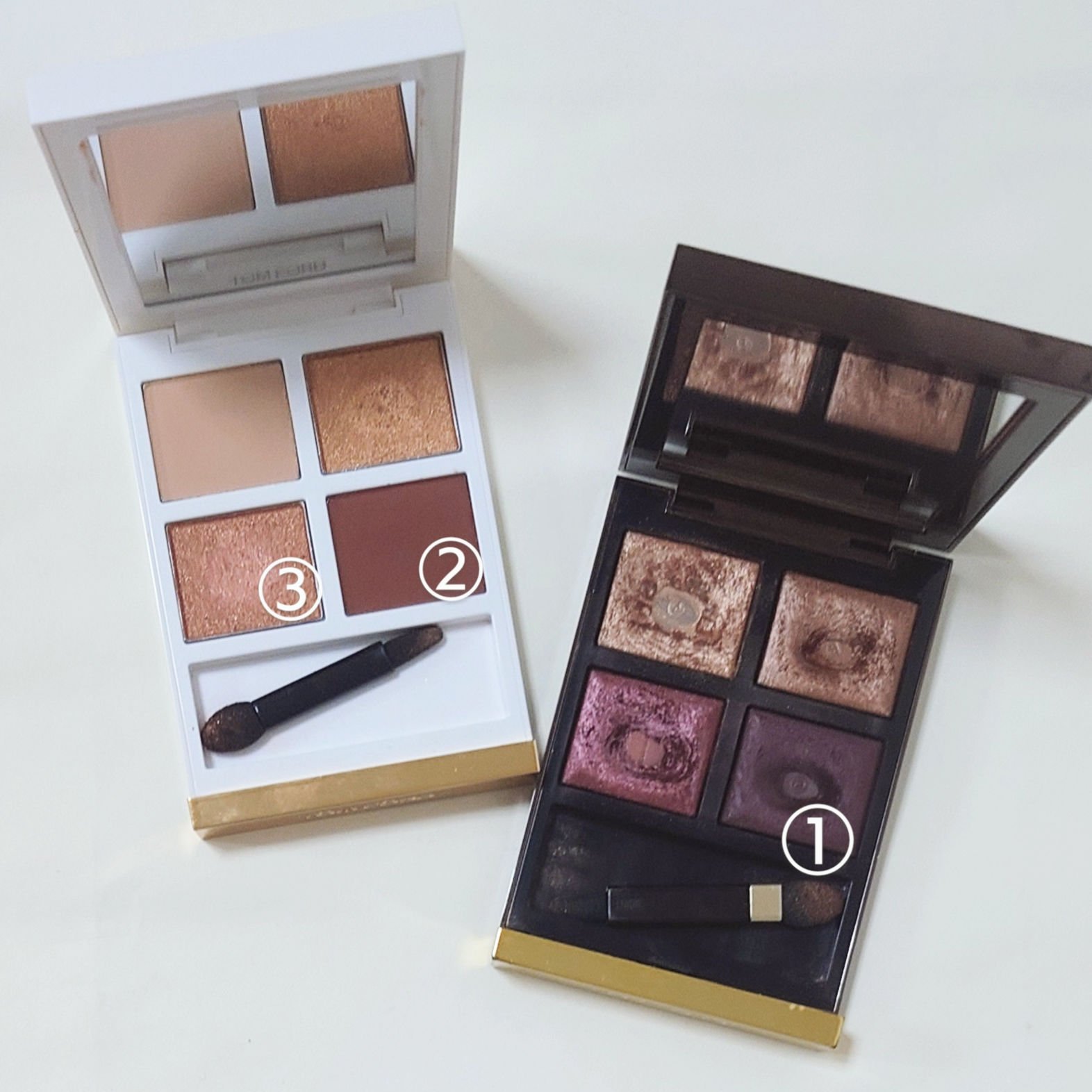 ソレイユ ドゥ フ アイ カラー クォード 01S アイランド ヘイズ/TOM FORD BEAUTY/アイシャドウパレットを使ったクチコミ（1枚目）