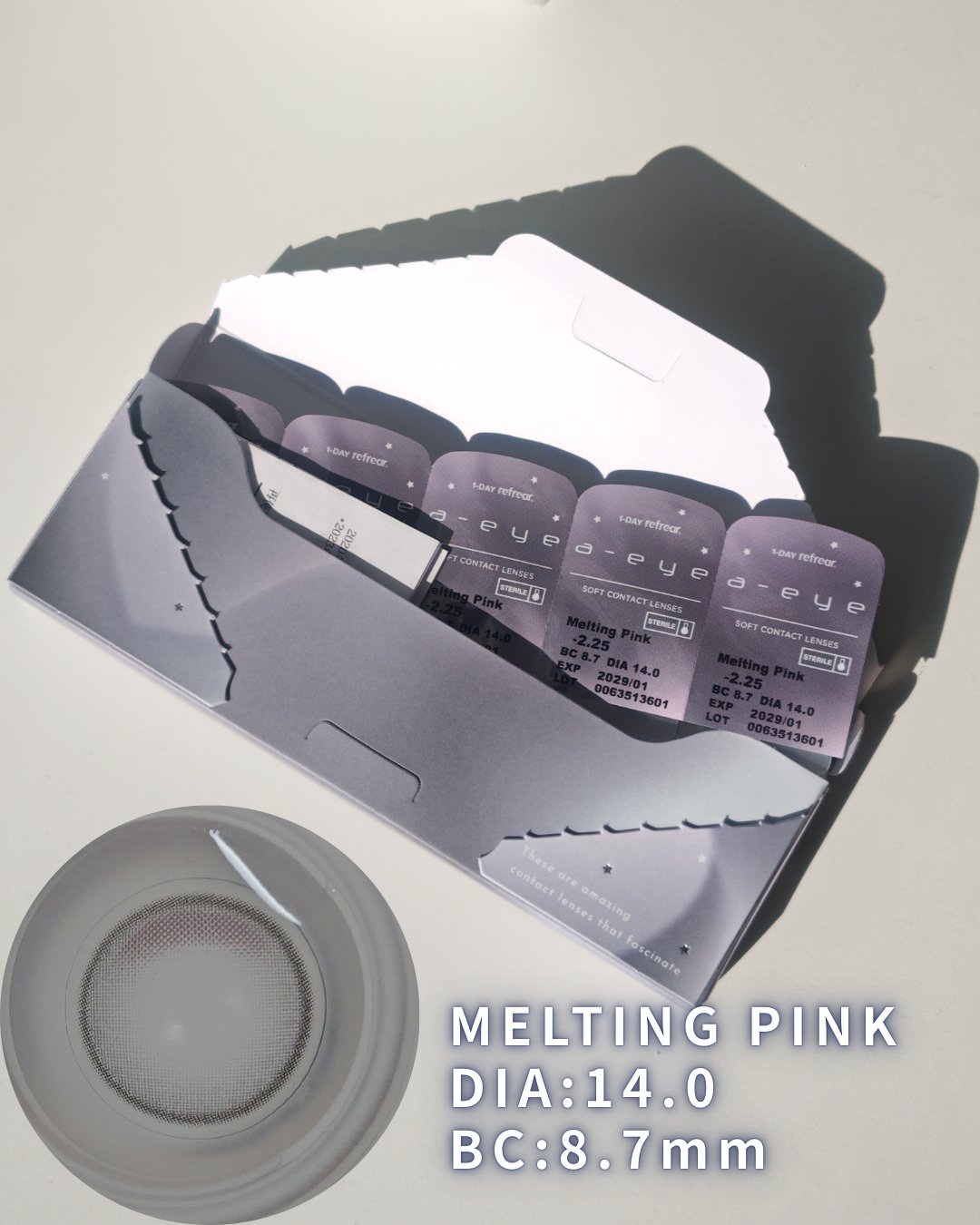 a-eye 1day/Refrear/ワンデー（１DAY）カラコンを使ったクチコミ（2枚目）