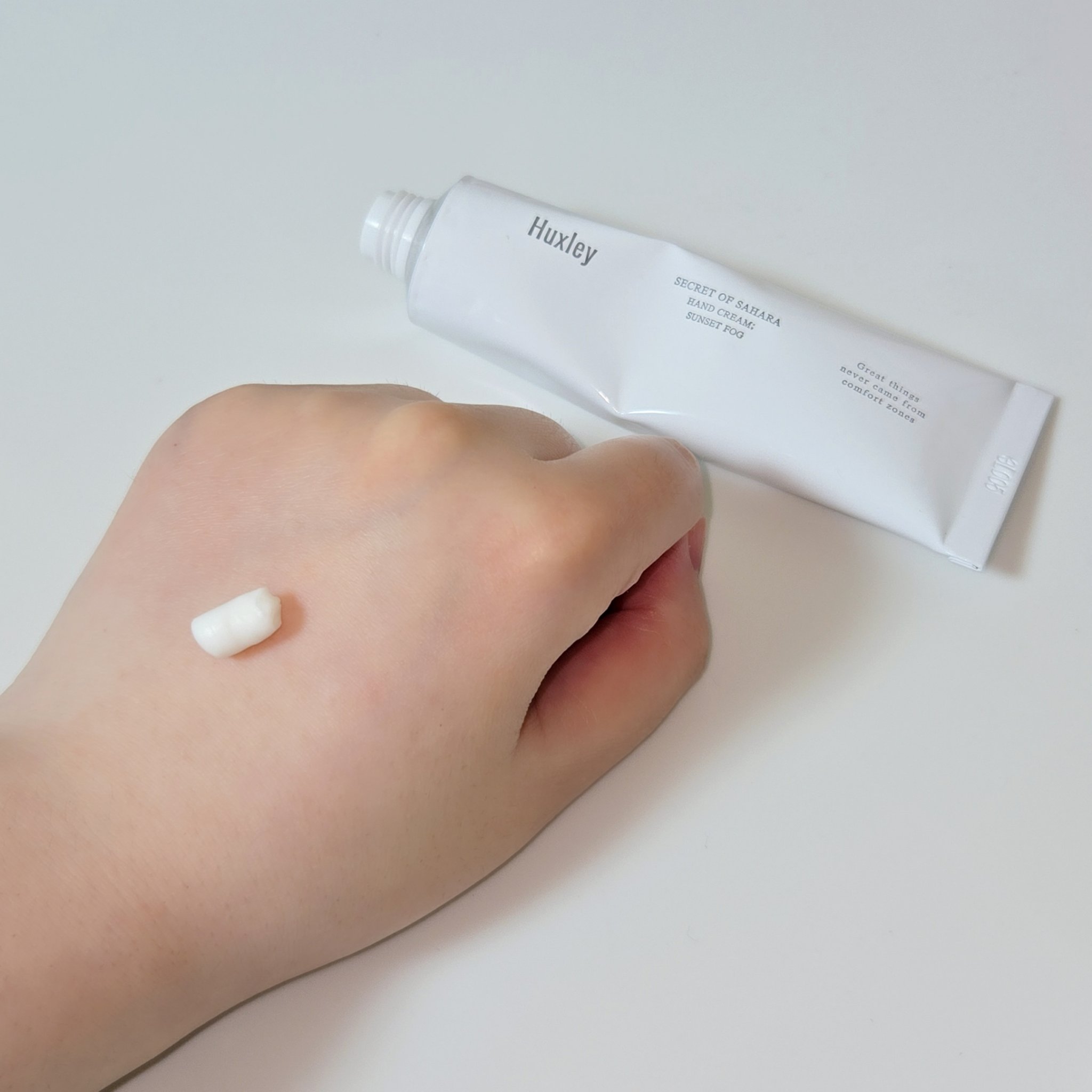 ハンドクリーム サンセットフォグ/Huxley/ハンドクリームを使ったクチコミ（3枚目）