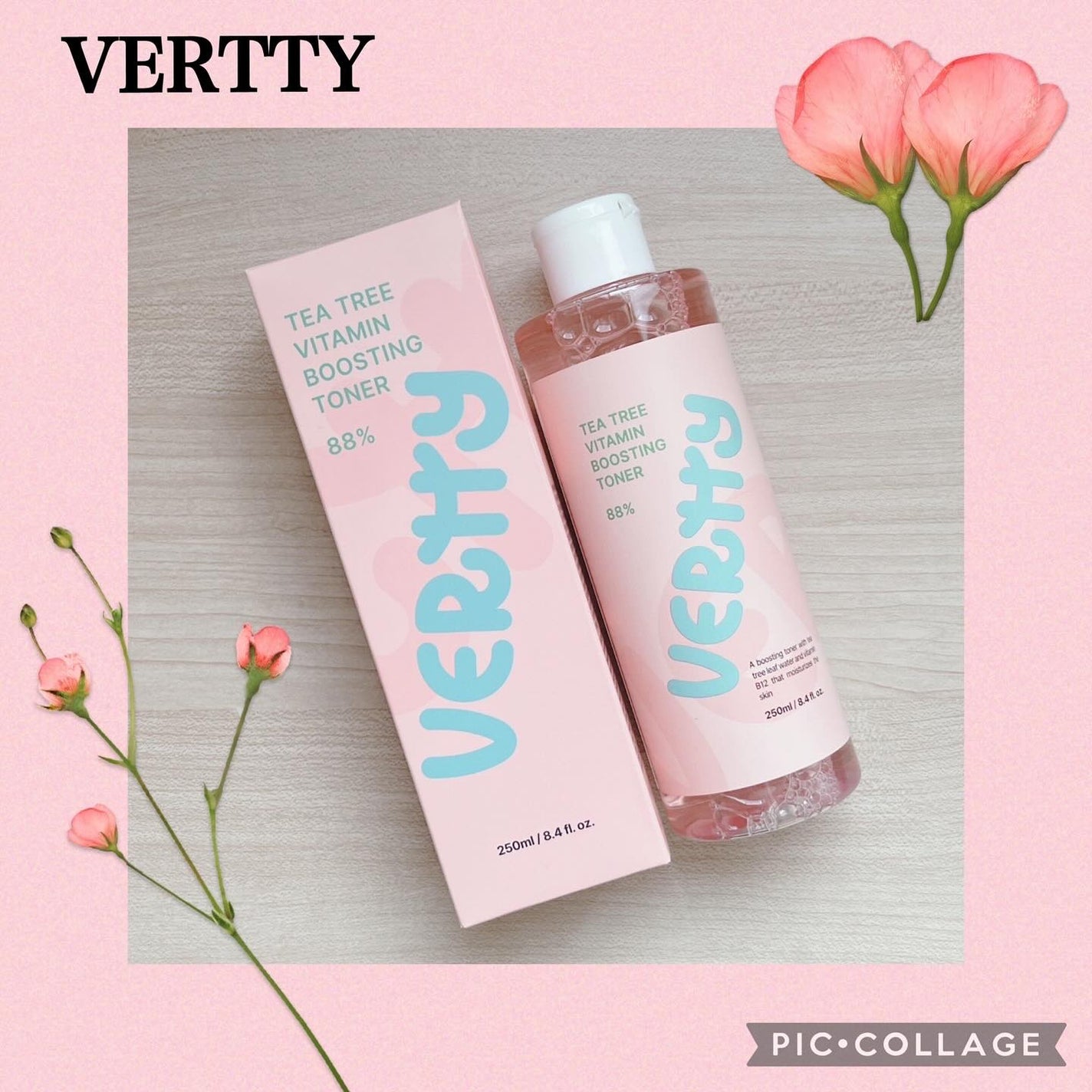 ティーツリー88%ビタミンブースティングトナー/Vertty/化粧水を使ったクチコミ(1枚目)