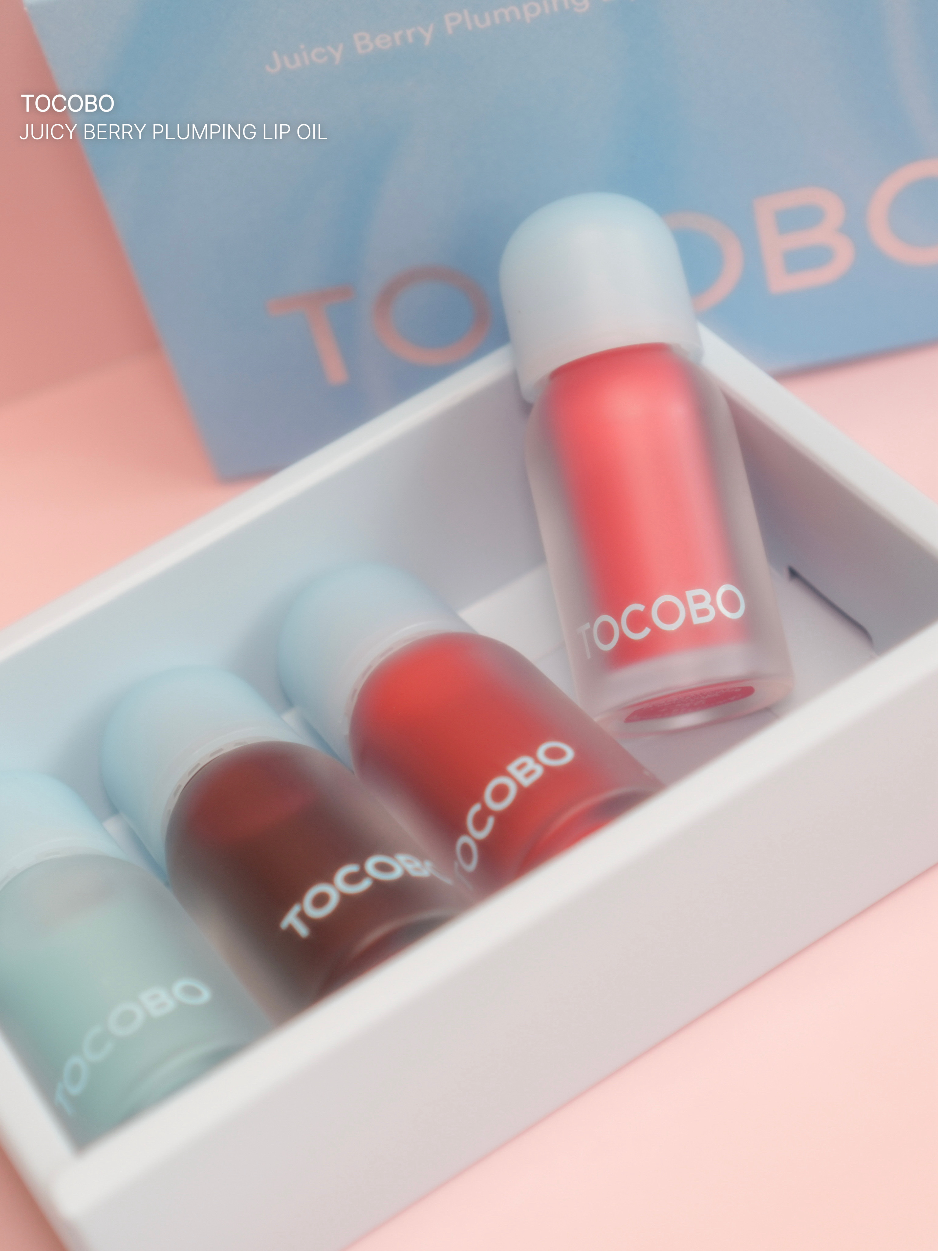 ジューシーベリープランピングリップオイル/TOCOBO/リップグロスを使ったクチコミ（2枚目）