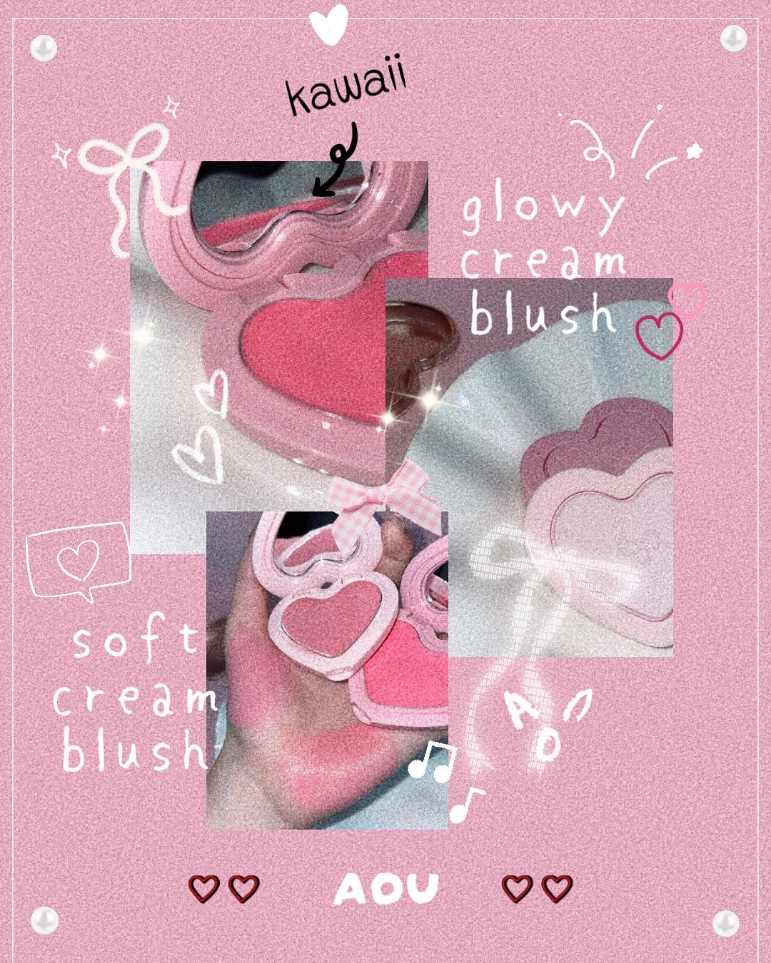 GLOWY CREAM BLUSH/AOU/ジェル・クリームチークを使ったクチコミ（2枚目）
