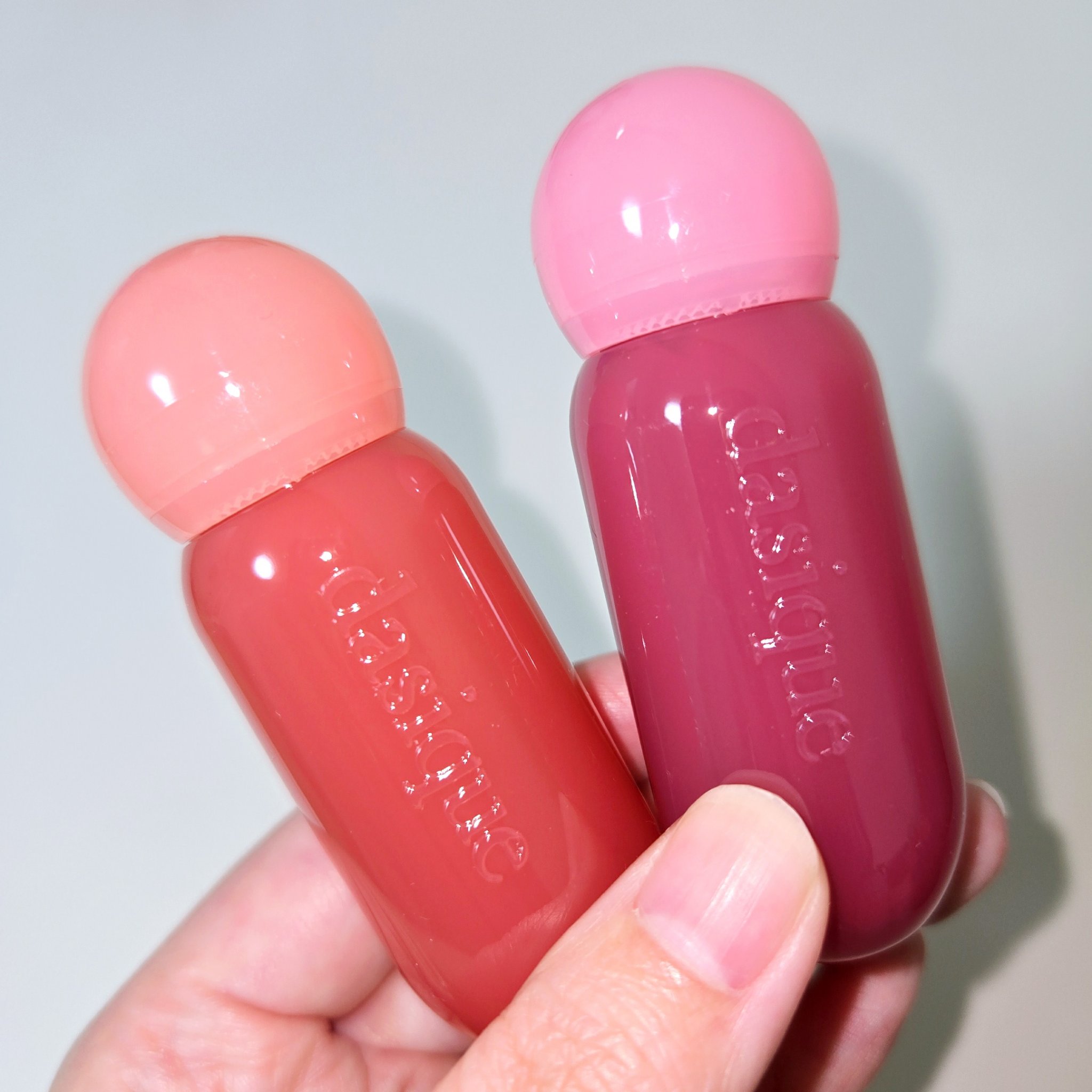 ジューシーデューイグロウティント/dasique/リップティントを使ったクチコミ（2枚目）