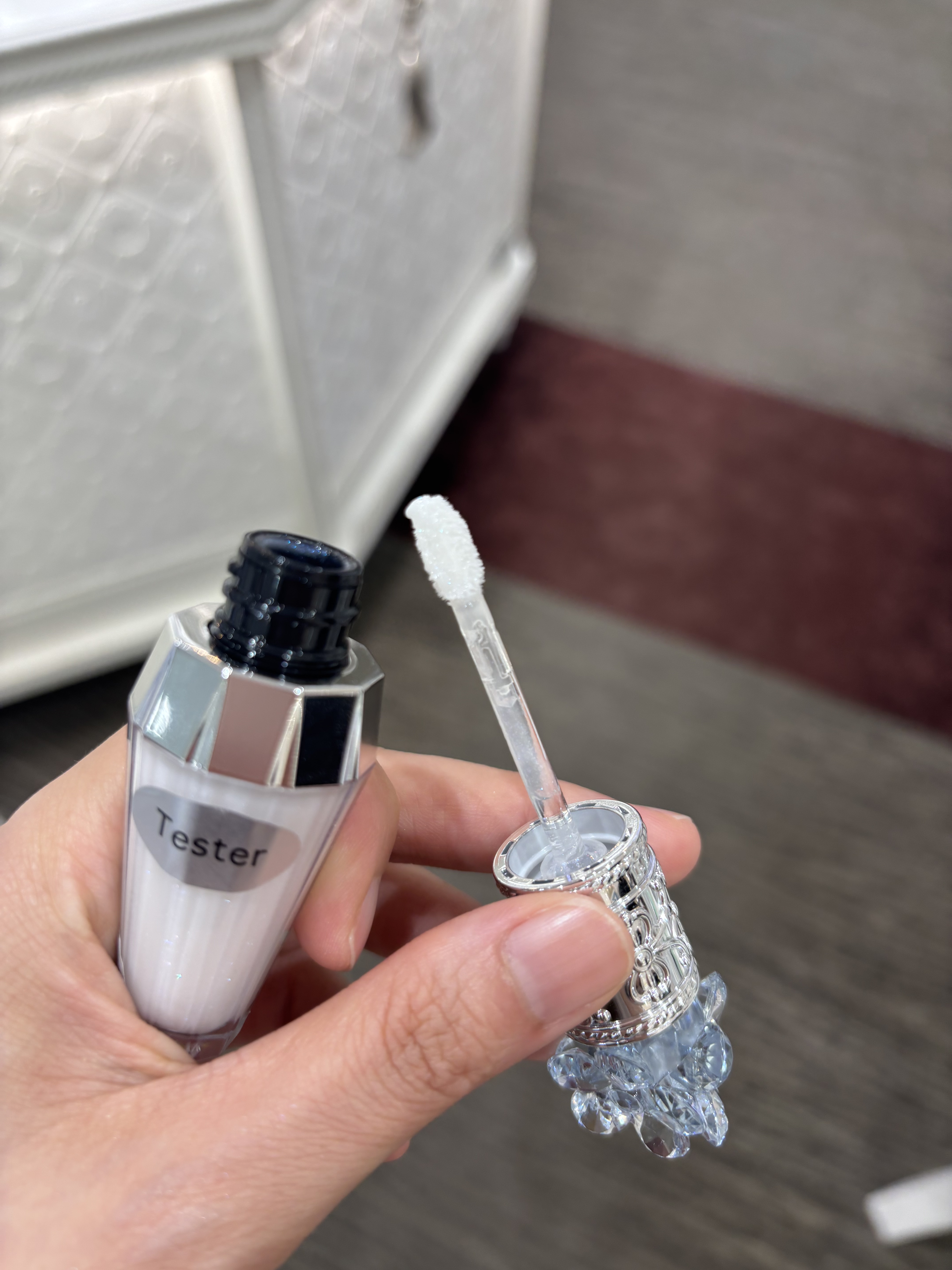 ジルスチュアート サムシングピュアブルー リップブーケ セラム/JILL STUART/リップ美容液を使ったクチコミ（3枚目）