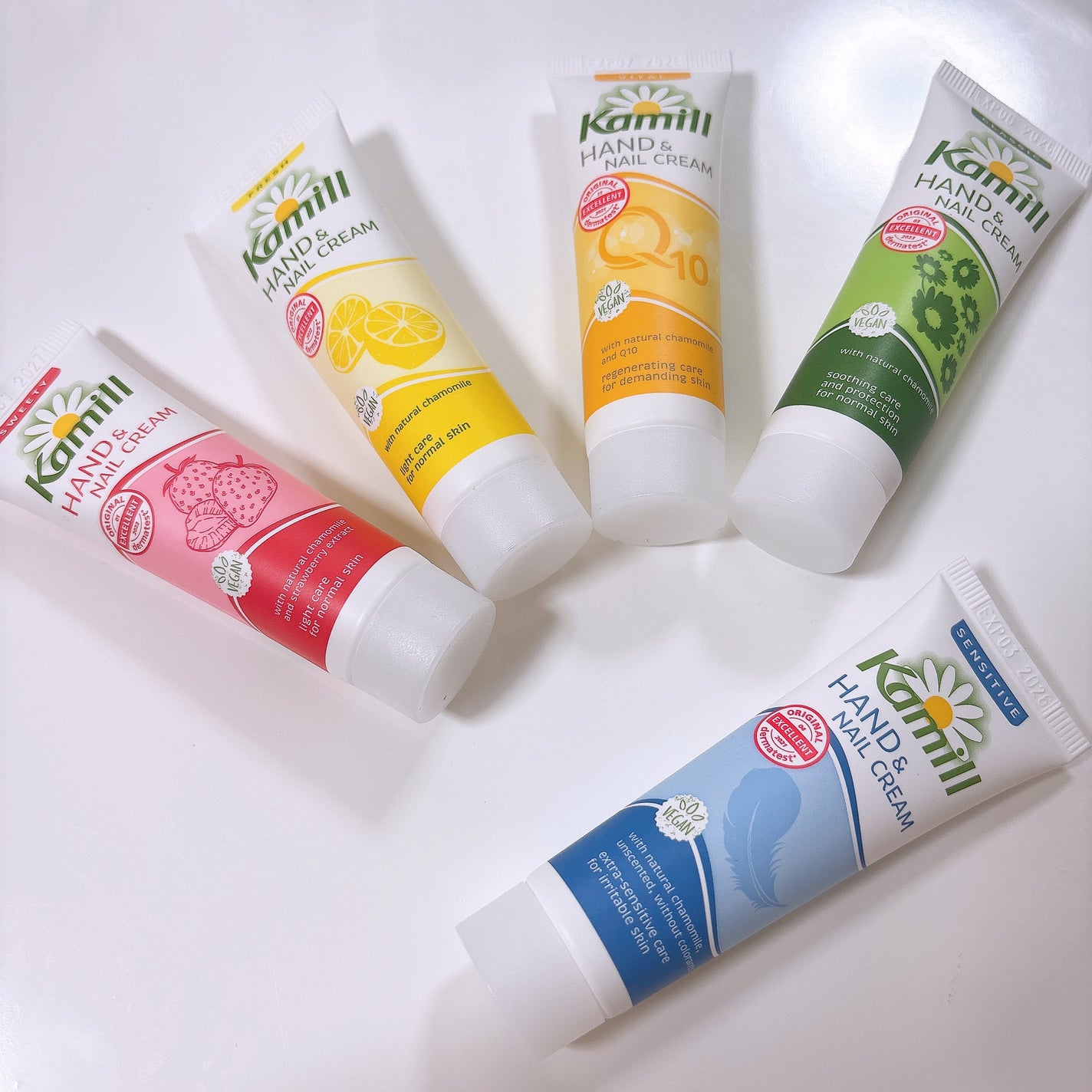 ハンド&ネイルクリームミニ 企画セット30ml*5/カミール/その他キットセットを使ったクチコミ(4枚目)