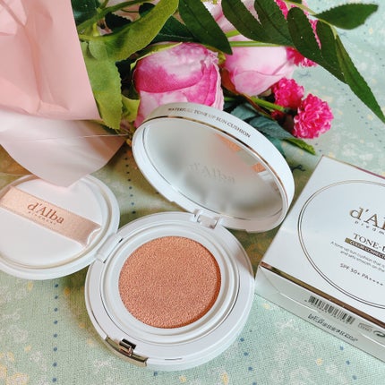 ウォータフルトーンアップサンクッション/ダルバ/化粧下地を使ったクチコミ(1枚目)