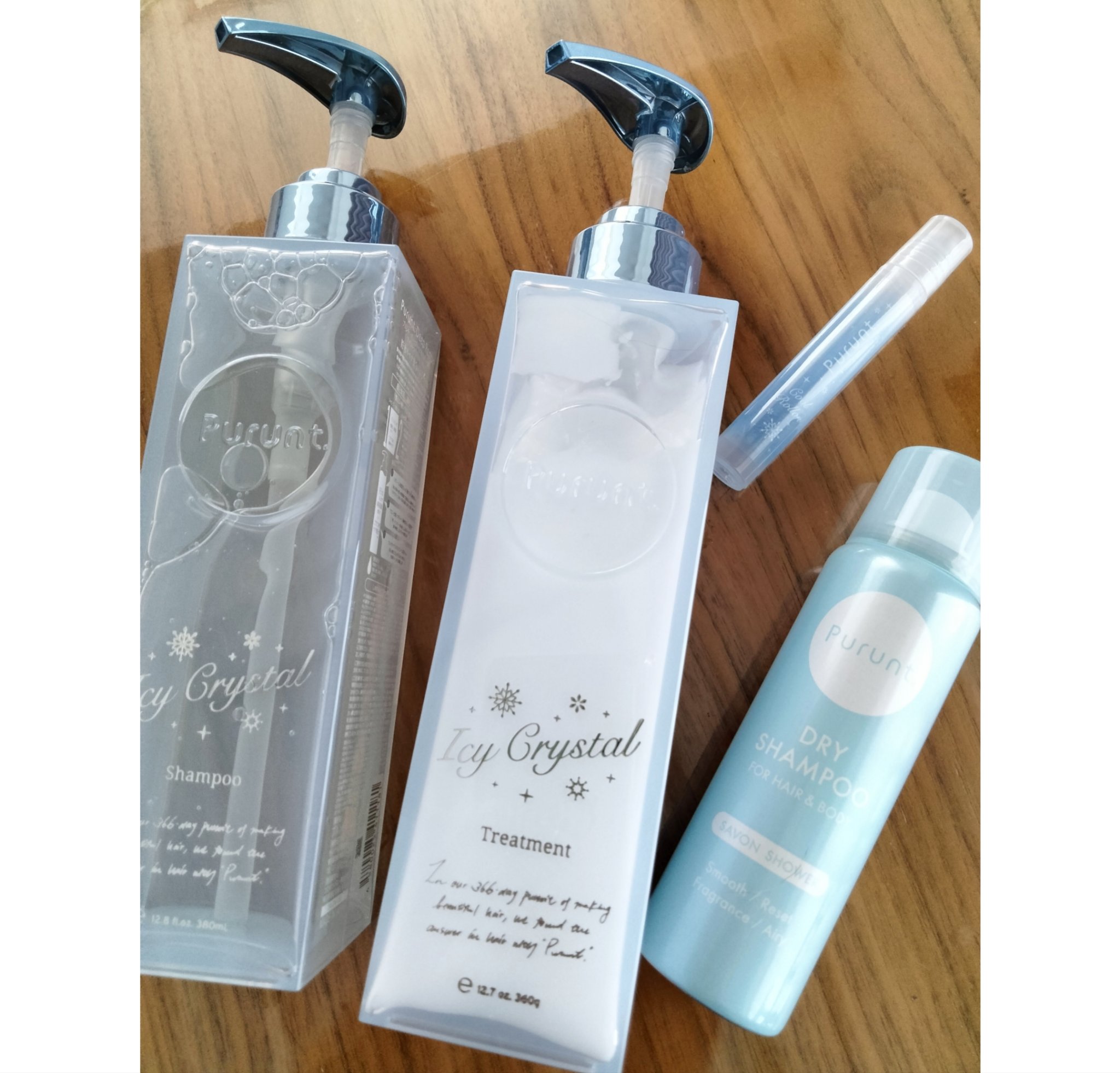 プルント　ディープリペア　ペアセット　アイシークリスタル/Purunt./シャンプー・コンディショナーを使ったクチコミ（2枚目）