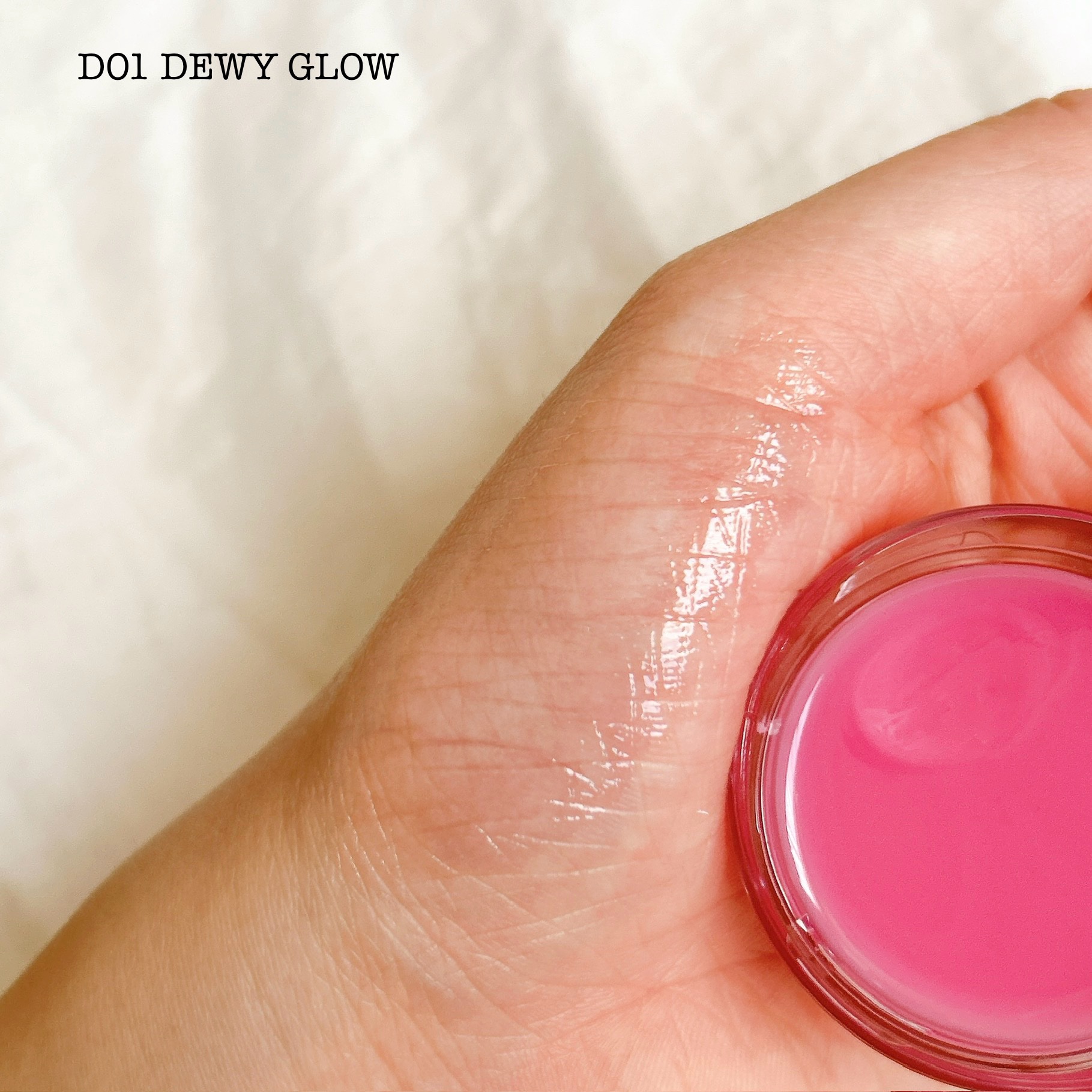 カスタムリップアンドチークシングル M10 バウンシーローズ/Heart Percent/ジェル・クリームチークを使ったクチコミ（3枚目）