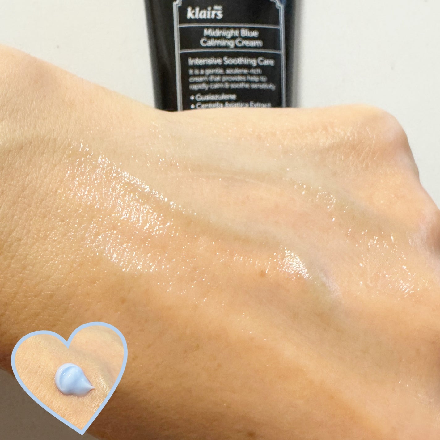 ミッドナイトブルーカーミングクリーム/Klairs/フェイスクリームを使ったクチコミ(8枚目)