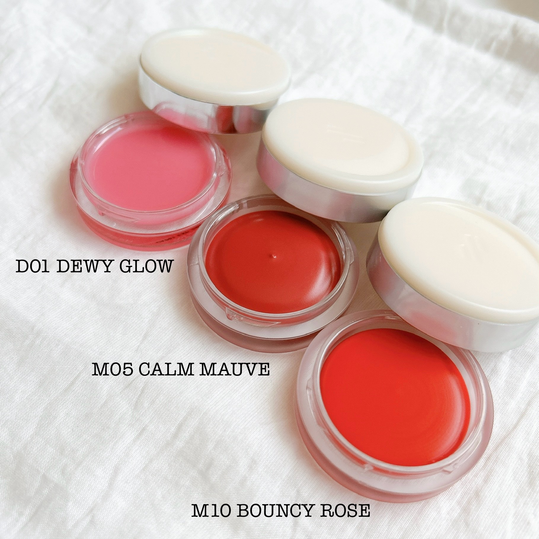 カスタムリップアンドチークシングル M10 バウンシーローズ/Heart Percent/ジェル・クリームチークを使ったクチコミ（2枚目）