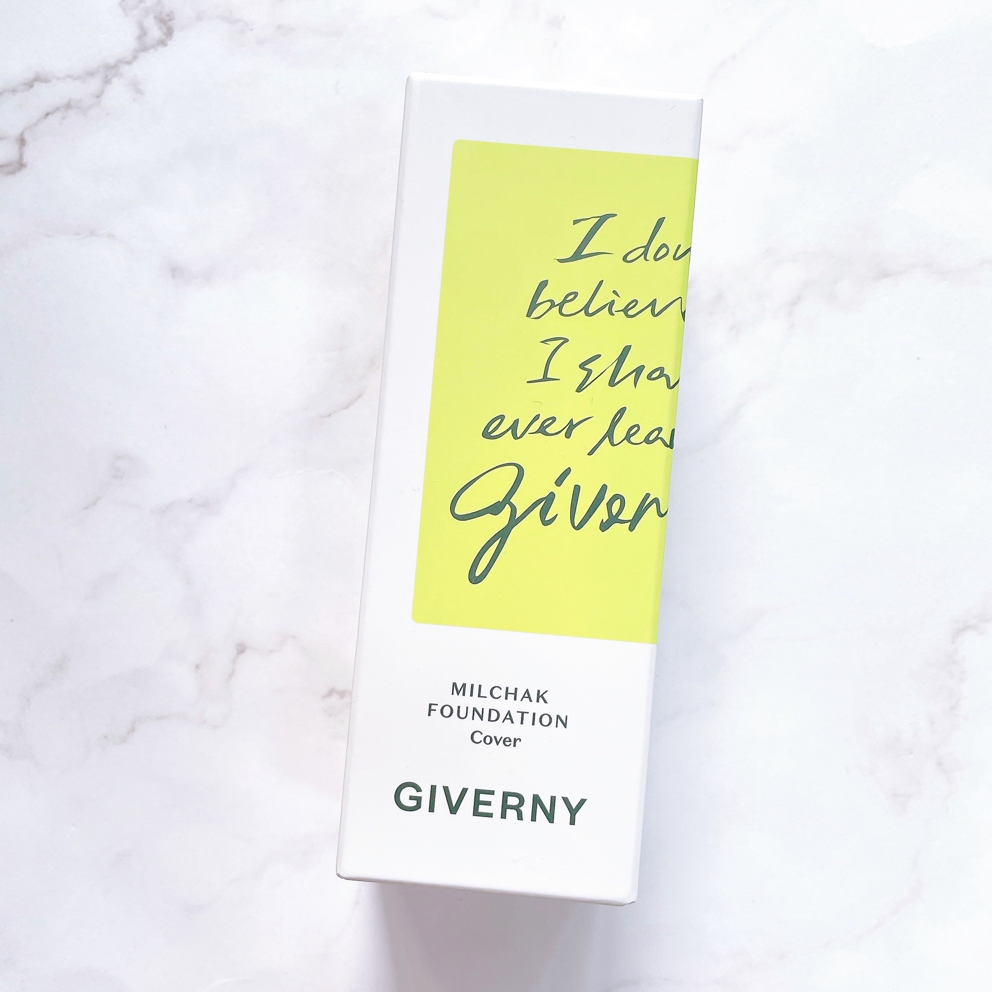 ジヴェルニー 密着カバーファンデーション/GIVERNY/リキッドファンデーションを使ったクチコミ（2枚目）