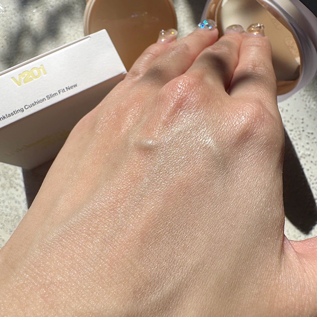 インクラスティングクッションファンデーション/THE FACE SHOP/クッションファンデーションを使ったクチコミ(5枚目)