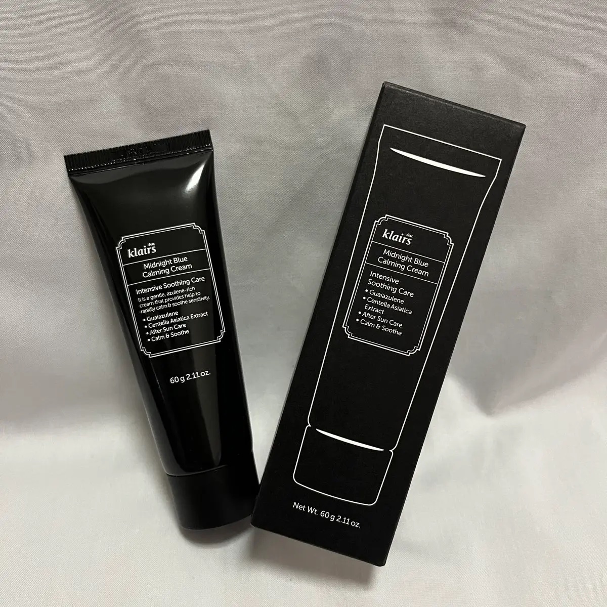 ミッドナイトブルーカーミングクリーム 60ml/Klairs/フェイスクリームを使ったクチコミ（1枚目）