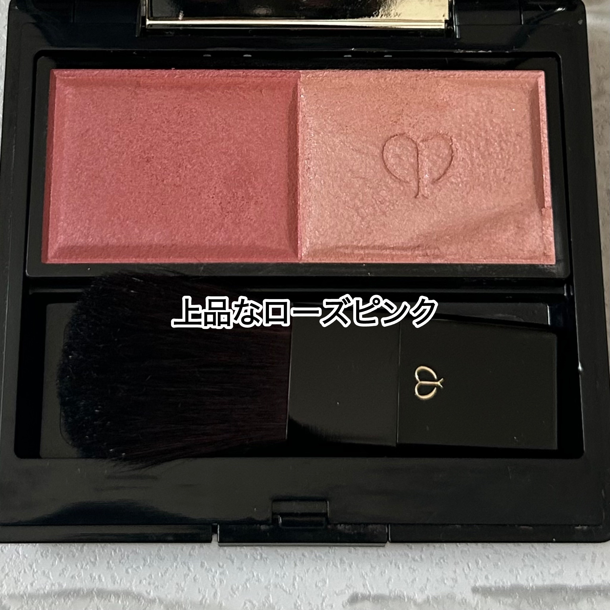 ブラッシュデュオプードル/クレ・ド・ポー ボーテ/パウダーチークを使ったクチコミ（2枚目）