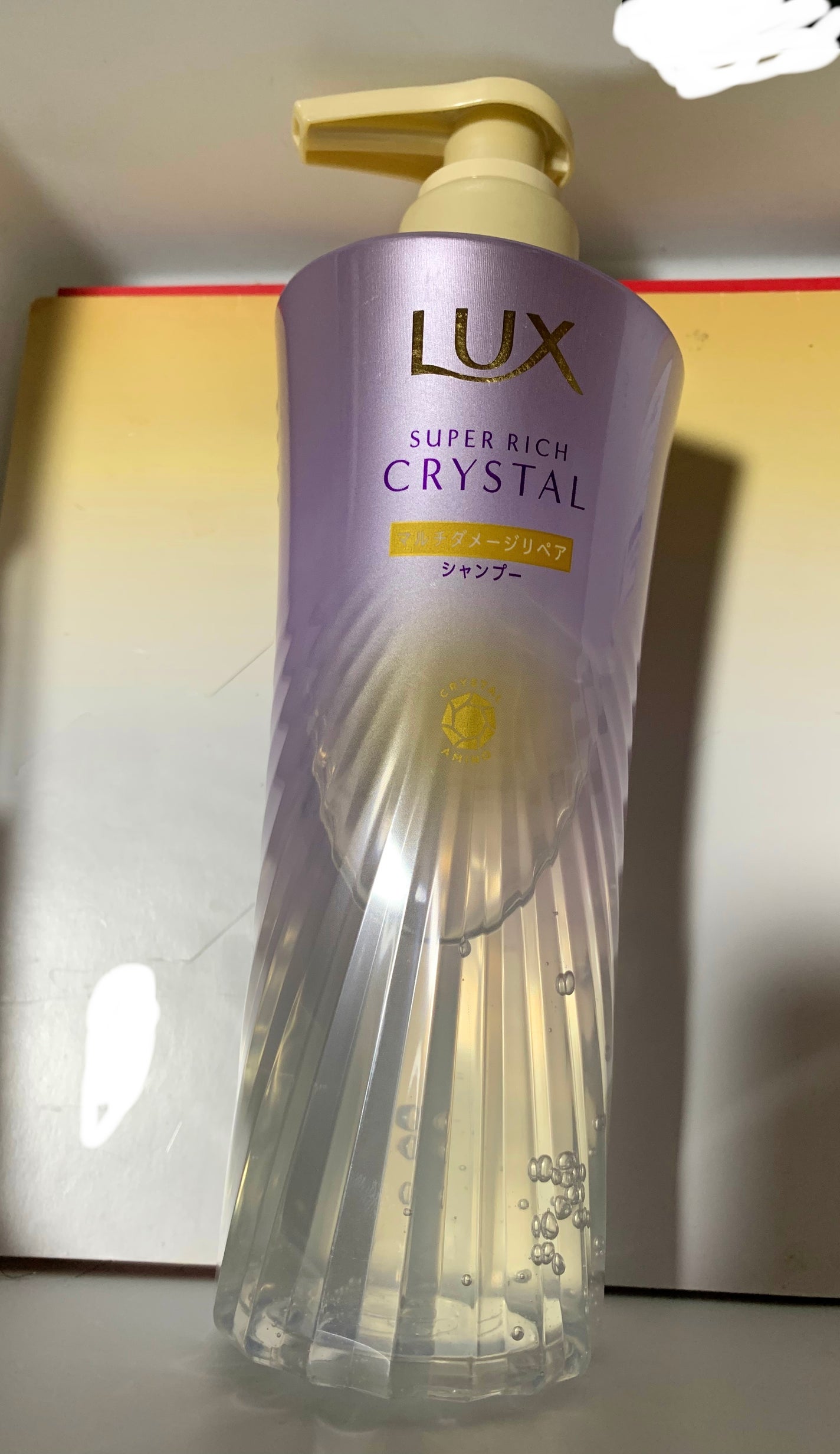 スーパーリッチクリスタル マルチダメージリペア シャンプー/トリートメント/LUX/市販シャンプーを使ったクチコミ(1枚目)