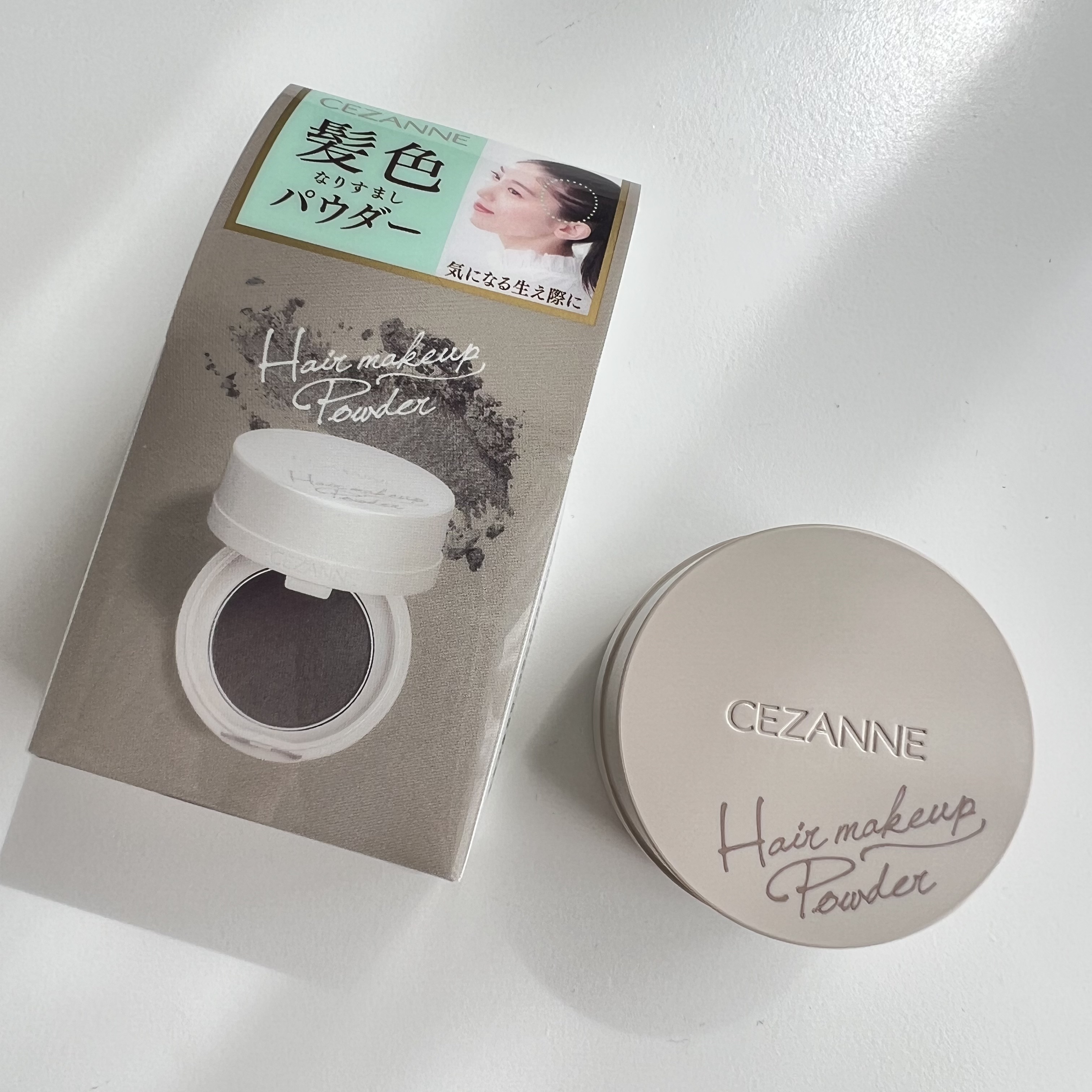 ヘアメイクパウダー/CEZANNE/ヘアケア・スタイリングを使ったクチコミ（3枚目）