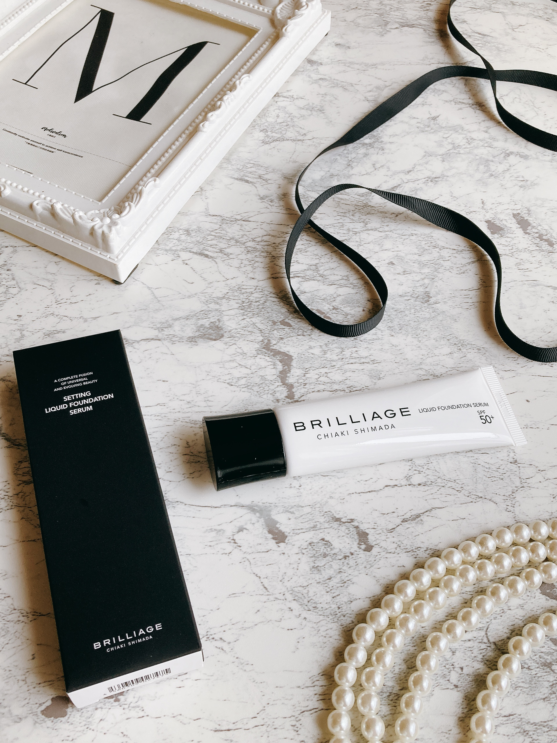 セッティング　リキッドファンデーション　セラム/ブリリアージュ/リキッドファンデーションを使ったクチコミ（1枚目）