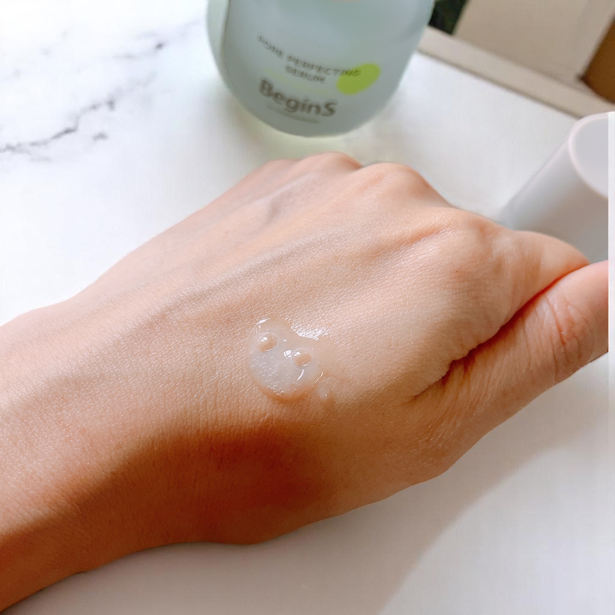 Pore Perfecting Serum/BeginS by JUNGSAEMMOOL/美容液を使ったクチコミ（2枚目）