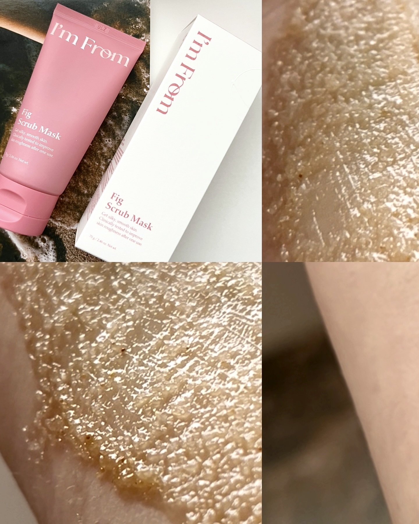 フィグスクラブマスク（チューブタイプ）/I'm from/スクラブ・ゴマージュを使ったクチコミ（3枚目）