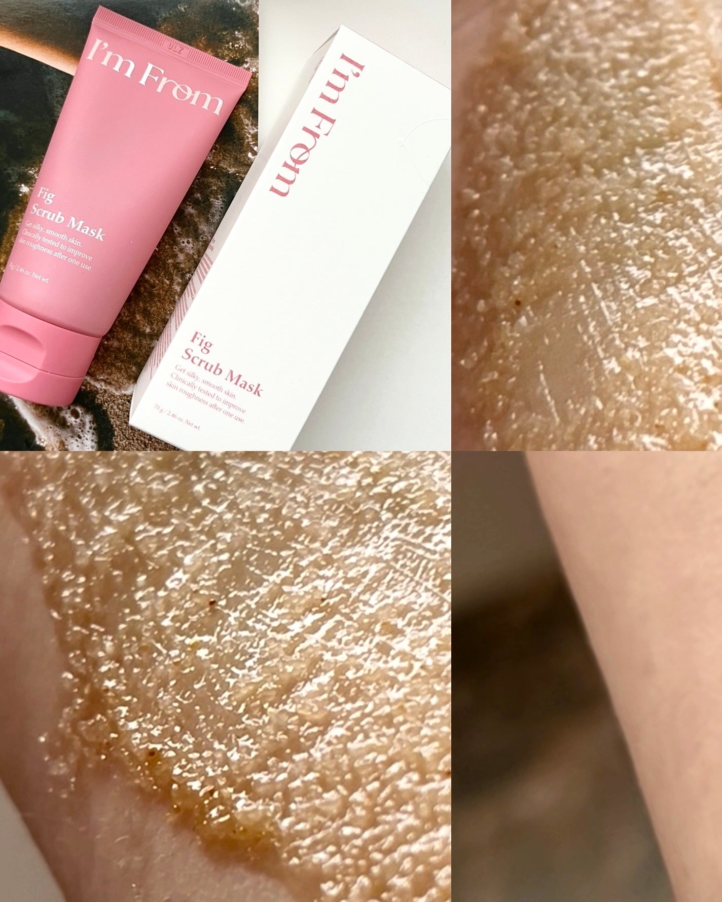 フィグスクラブマスク(チューブタイプ)/I'm from/スクラブ・ゴマージュを使ったクチコミ(3枚目)