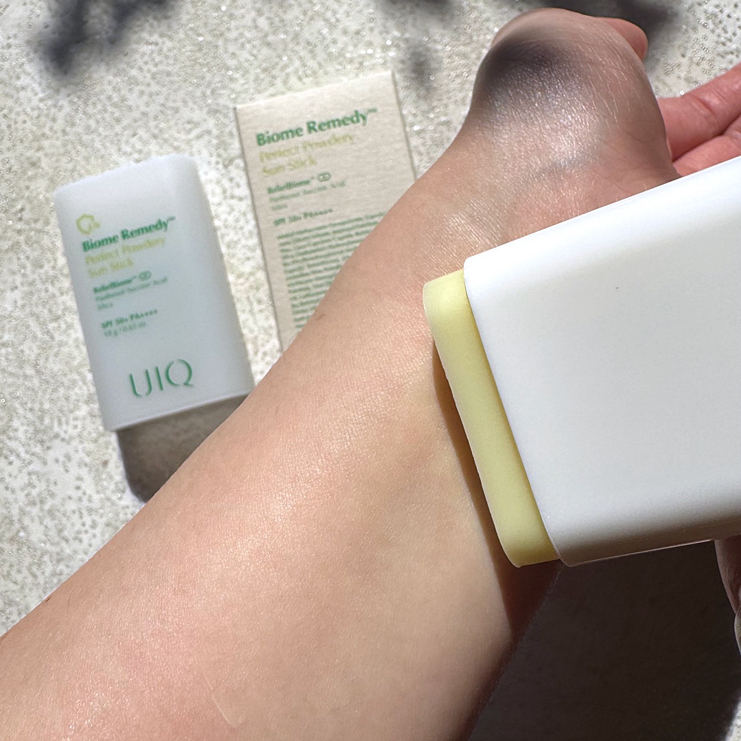 バイオームパーフェクトさらさらUVスティック/UIQ/日焼け止めスティックを使ったクチコミ（3枚目）
